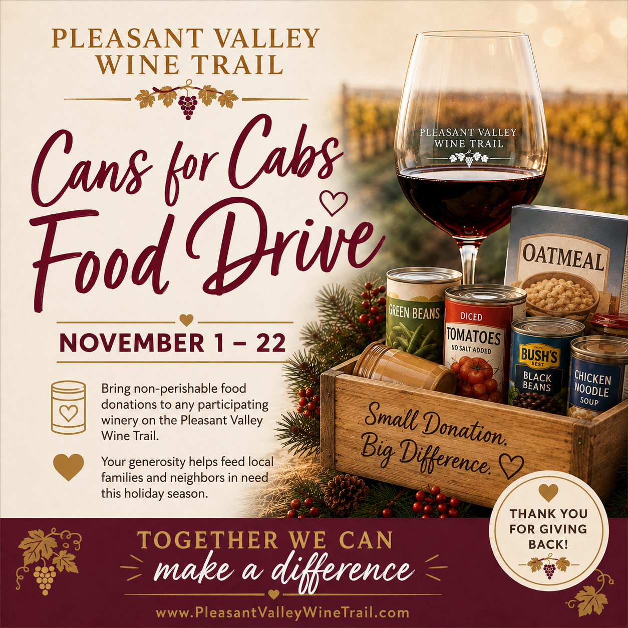 Can 4 Cabs Food Drive