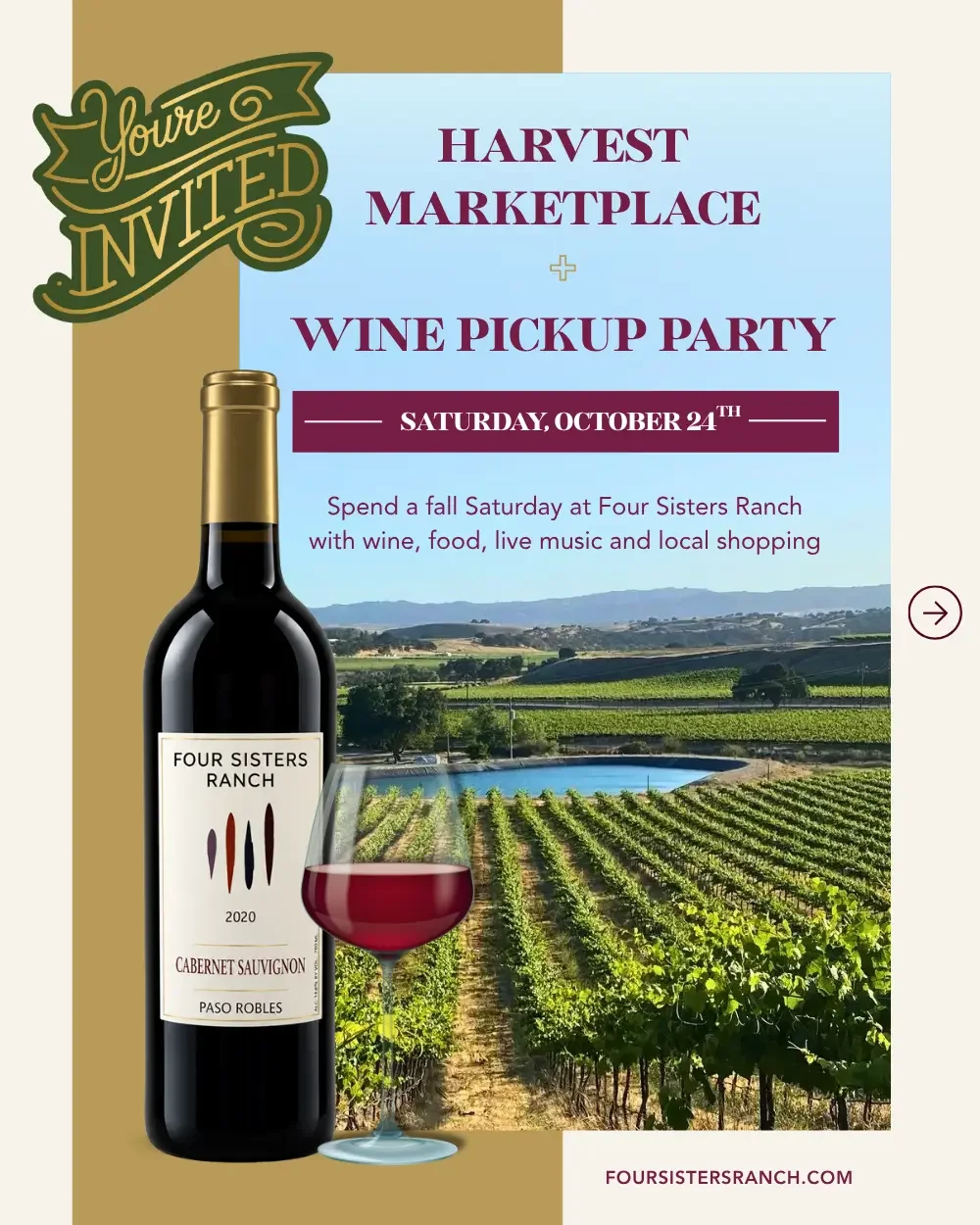 Harvest Marketplace &amp; Wine Club Pick-Up Party