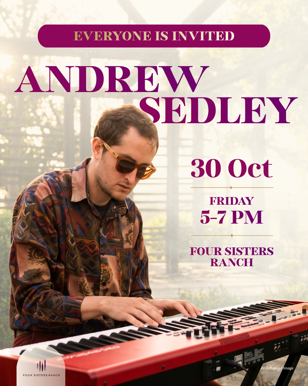 Sunset Happy Hour with Andrew Sedley