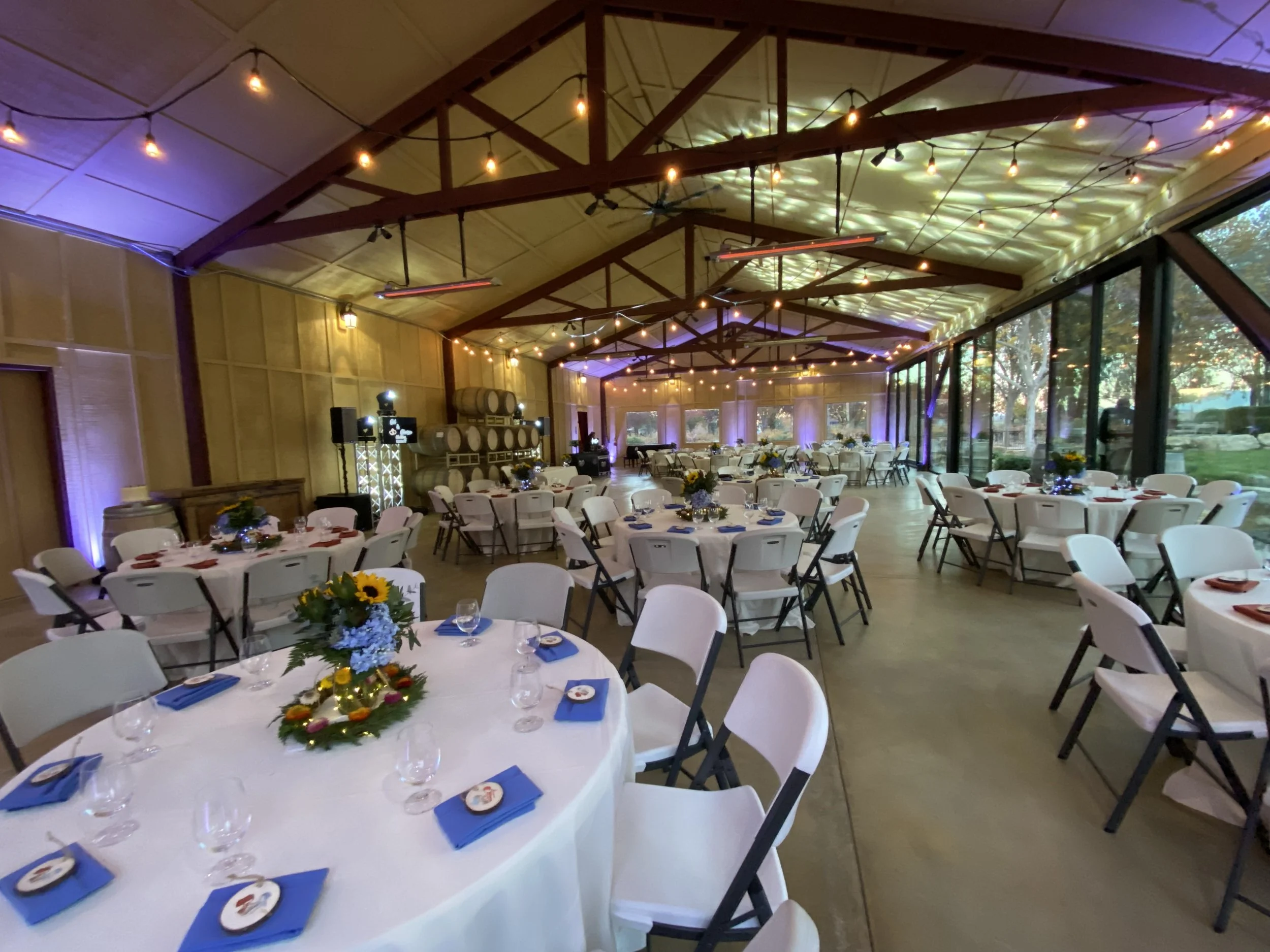 Indoor-outdoor wedding venue in Paso Robles Wine Country