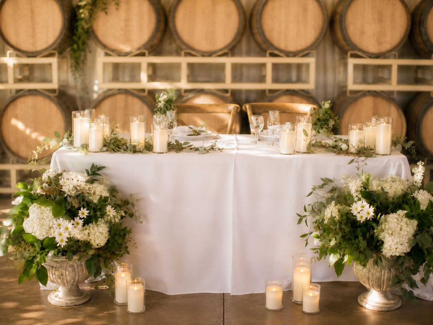 Bride and Groom Table at Four Sisters Ranch Wedding Venue in Paso Robles Wine Country