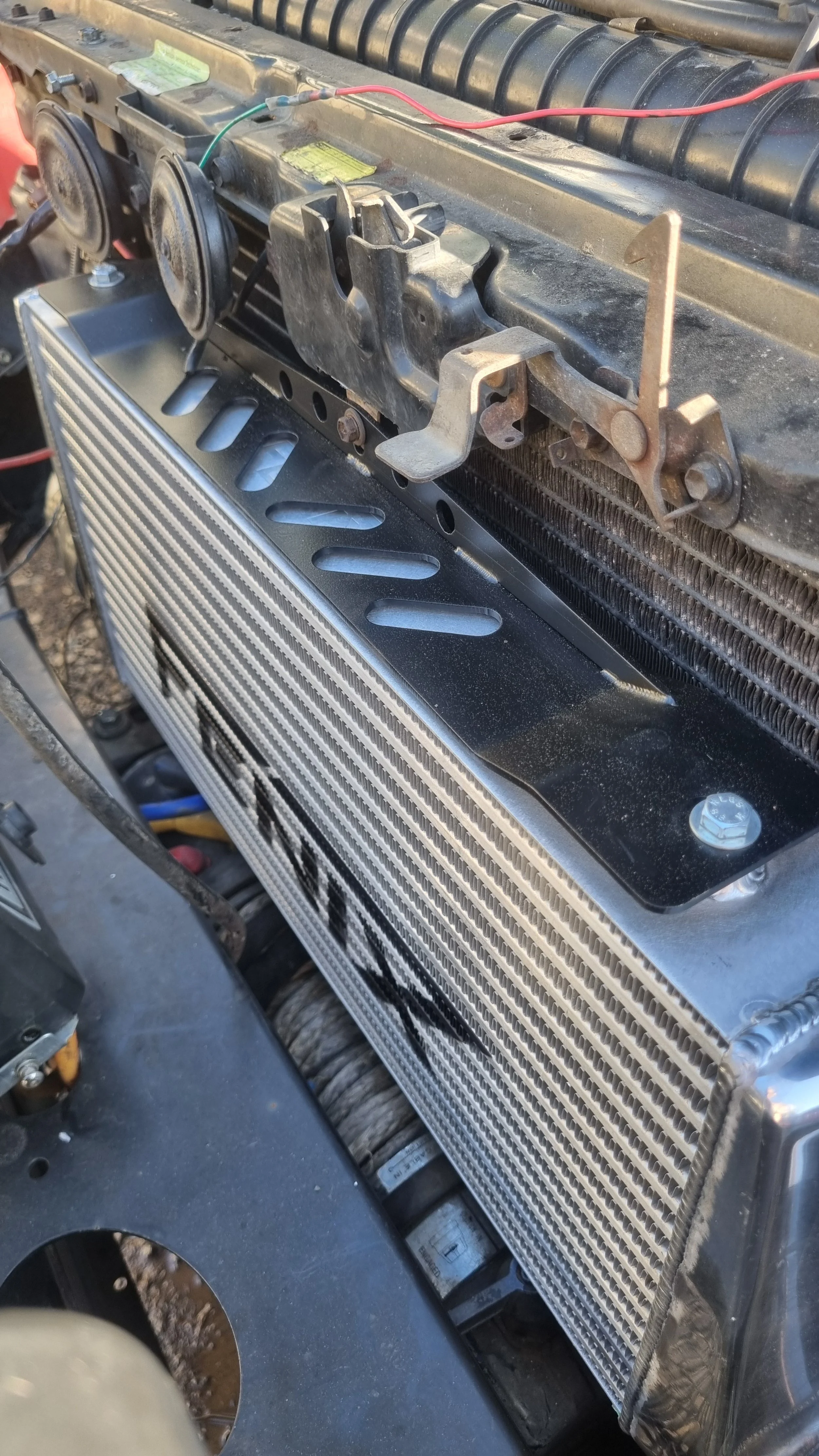 80 Series Front Mount Intercooler Bracket