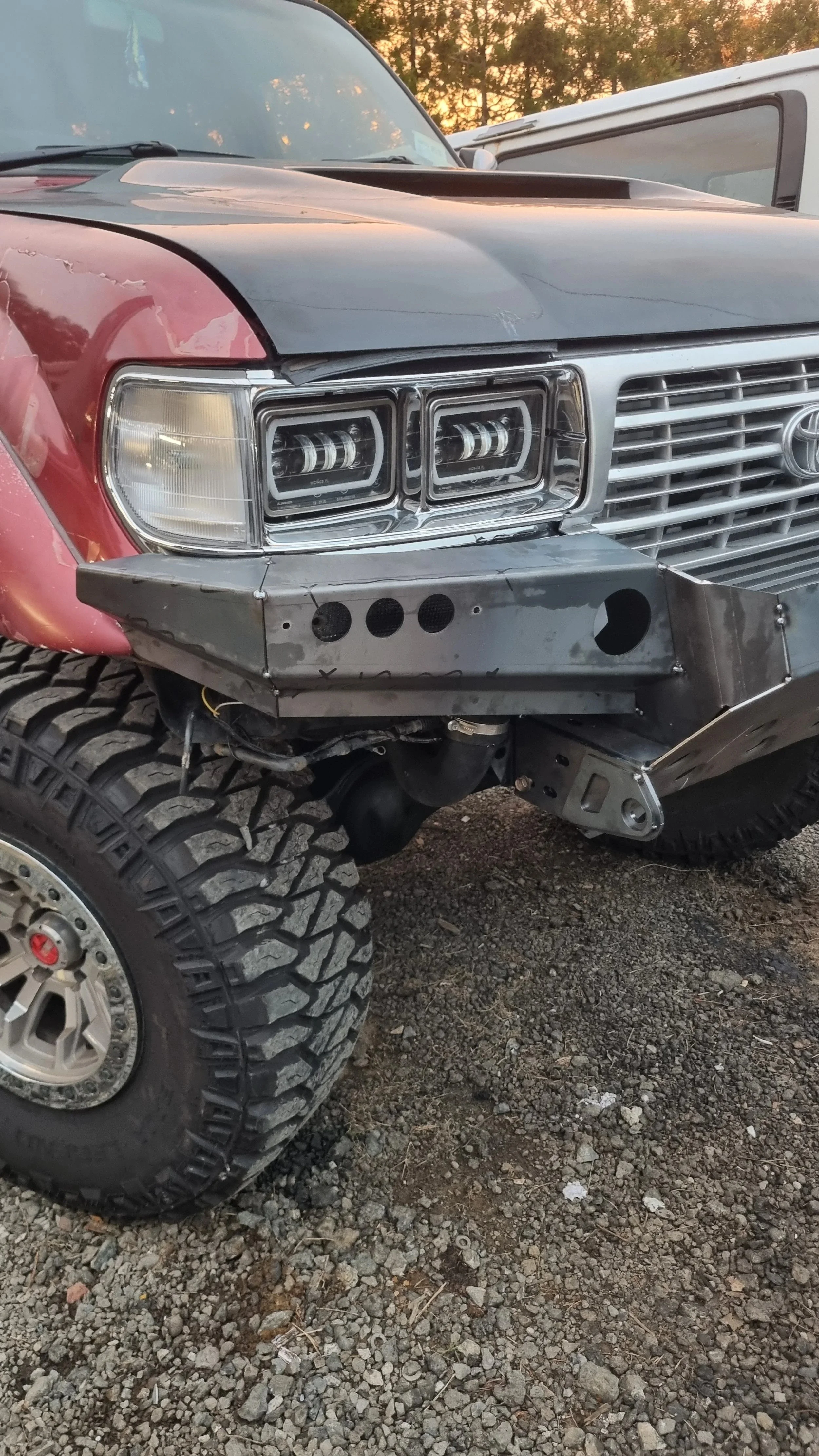 80 Series High-Mount Winch Bar DIY Weld Kit