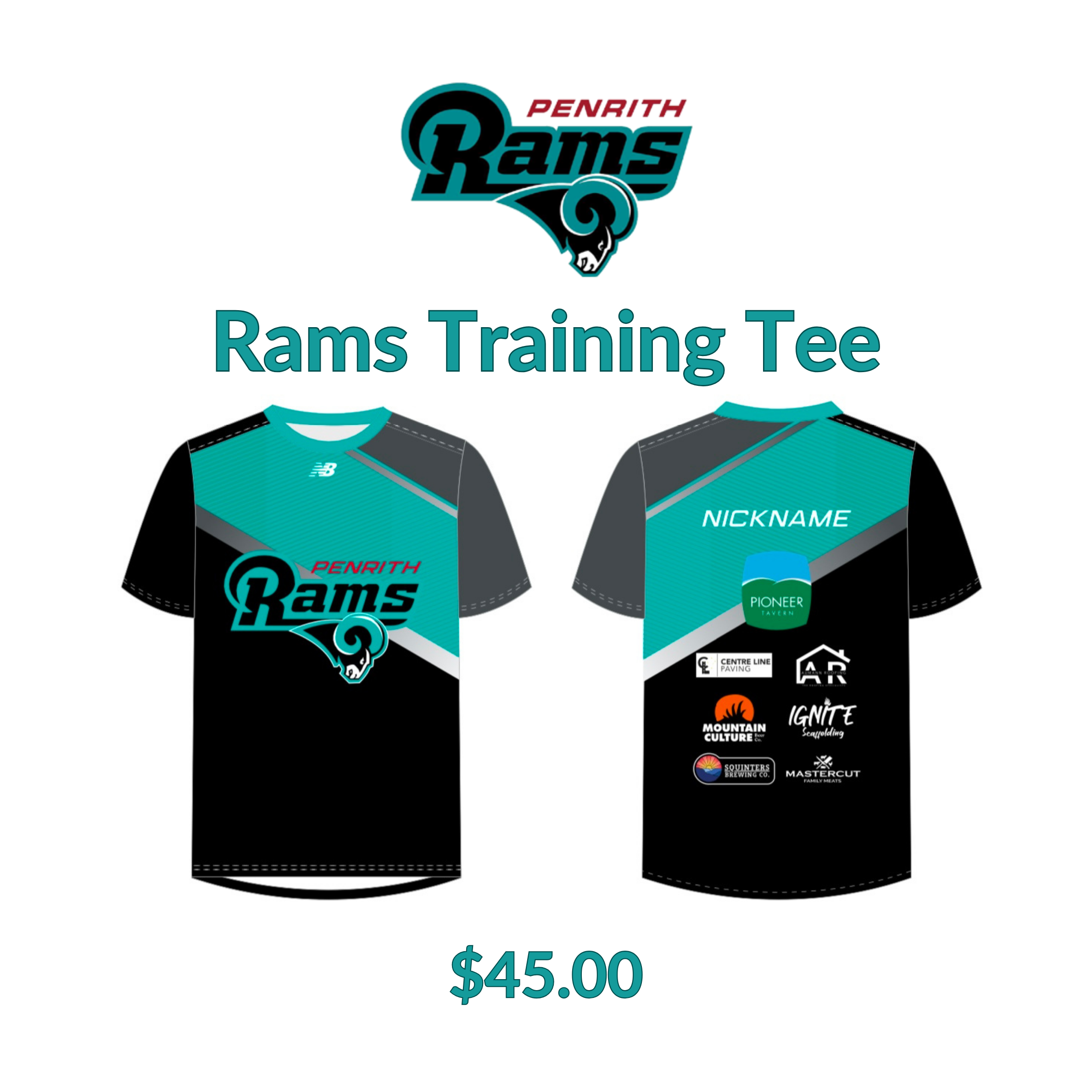 Rams Training Tee