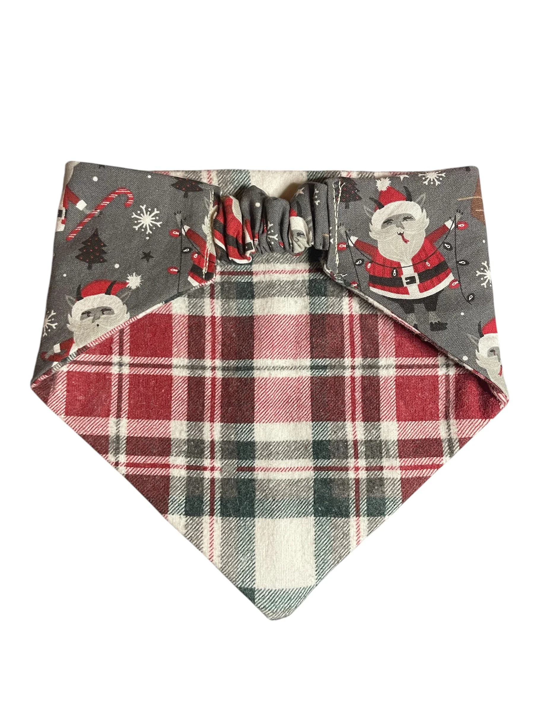 Krampus Plaid | Reversible Pet Bandana