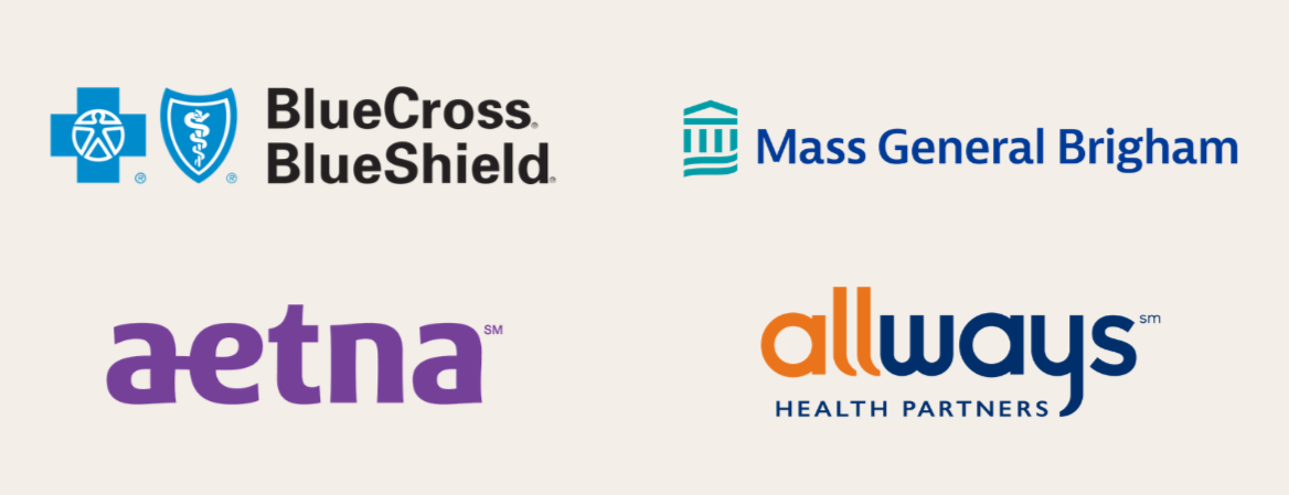 Insurance providers accepted for pain acupuncture: Blue Cross Blue Shield, Mass General Brigham, and Aetna in Groton, MA