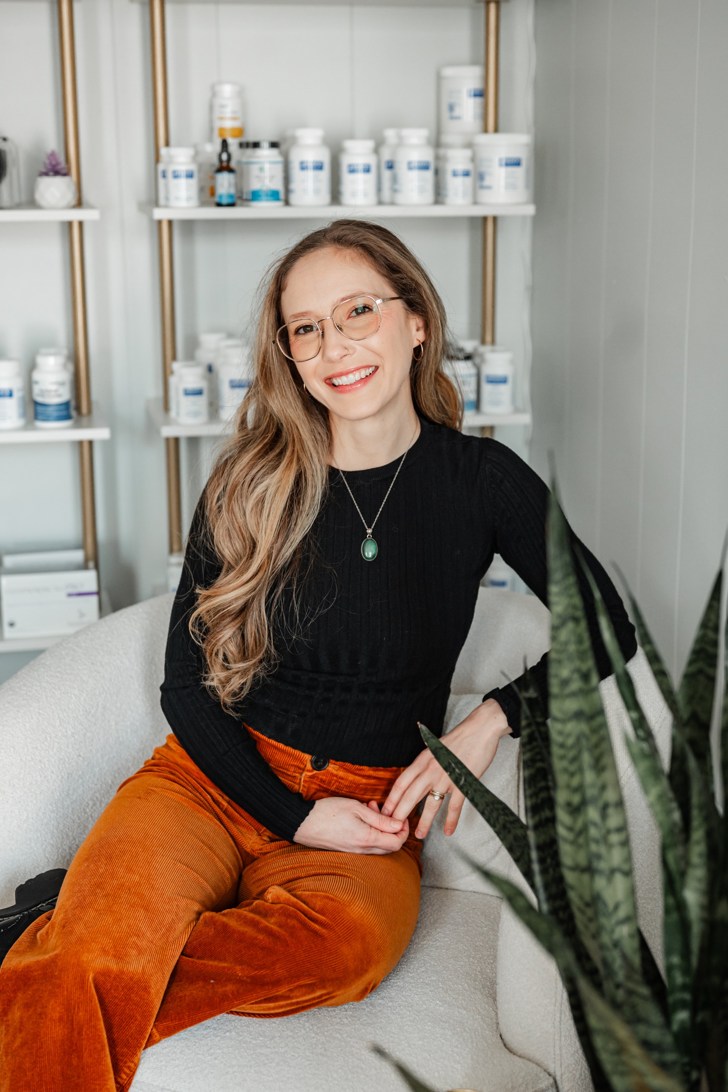 Licensed acupuncturist Justina Waschuk providing women’s health care at a clinic in Groton, MA.
