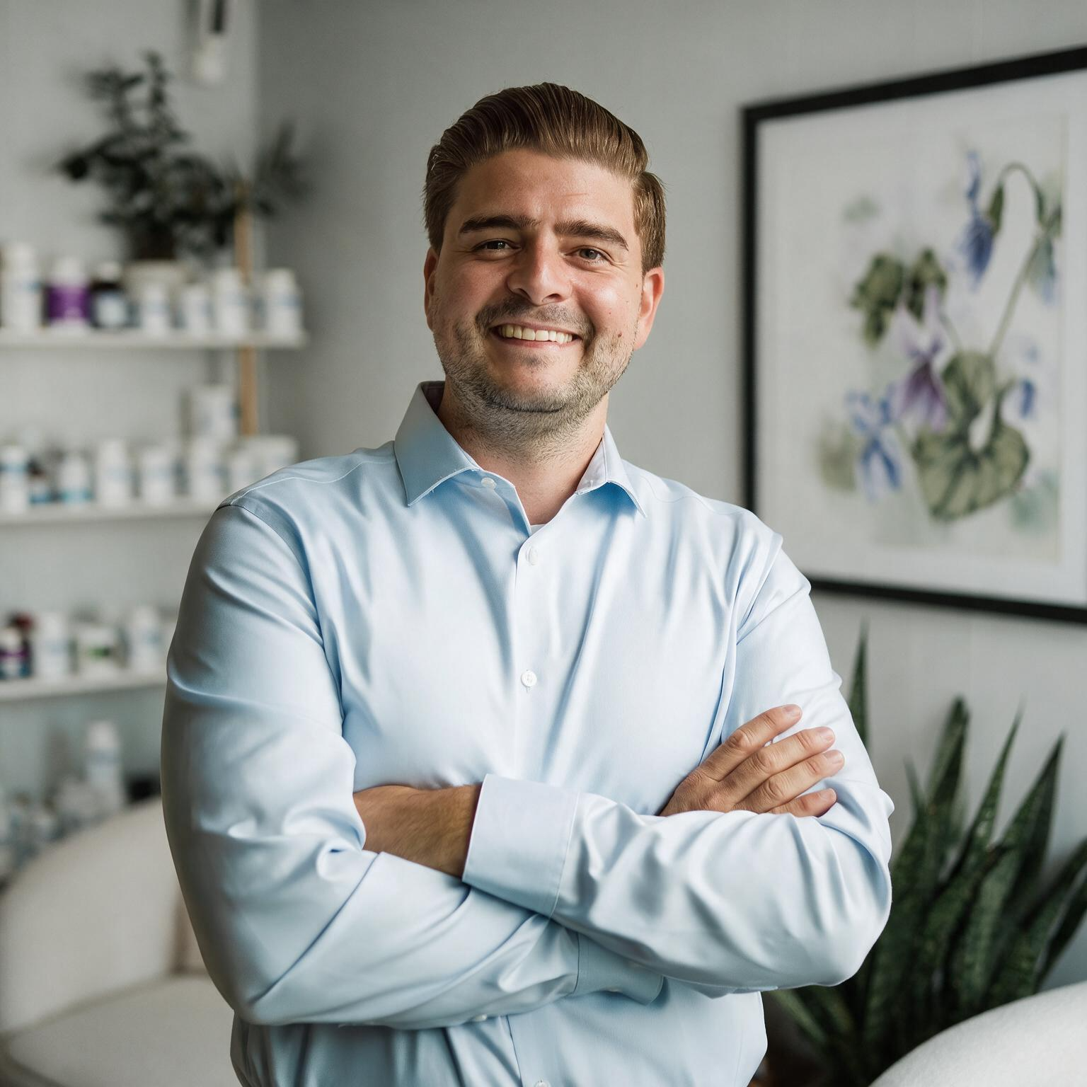 Dr. David St. Jean, chiropractor at The Violette House in Groton, MA