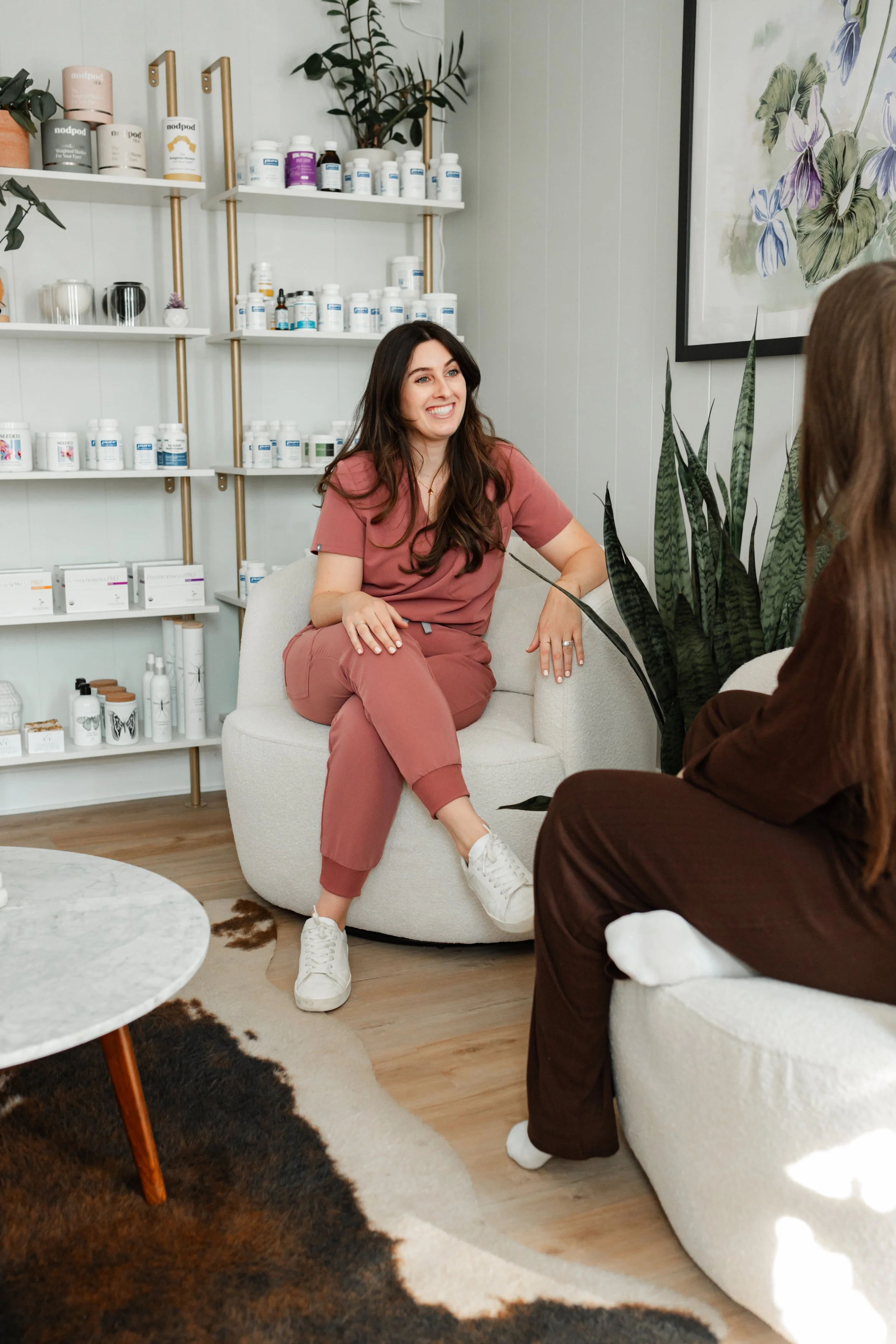 Dr. Nicole Lizzio, acupuncturist and founder of the Violette House in Groton, MA