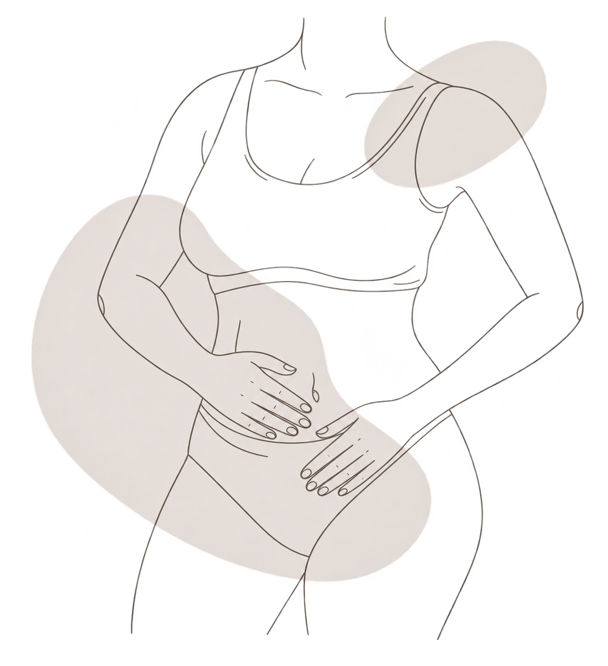 Illustration representing acupuncture research and PCOS care