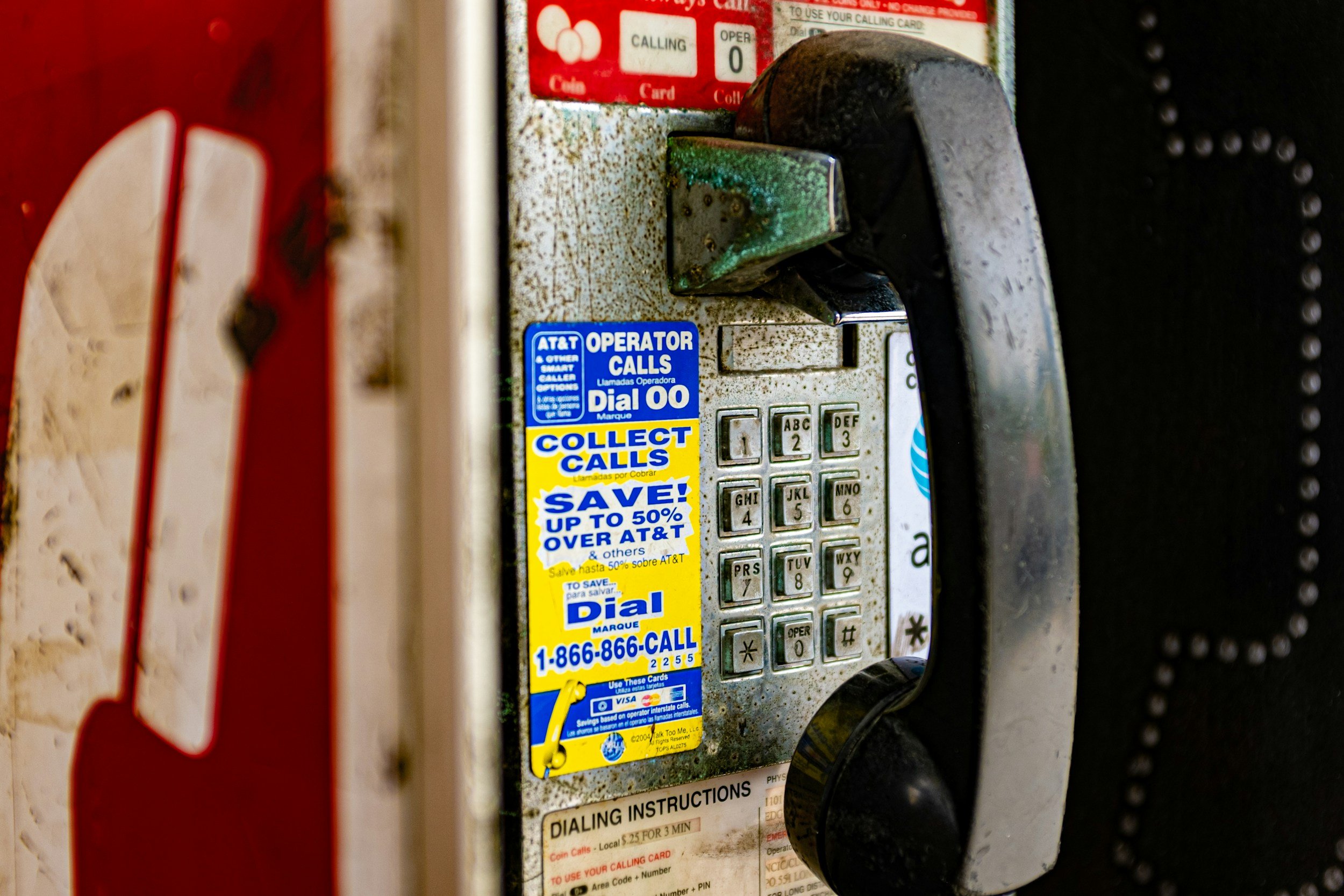 Old payphone