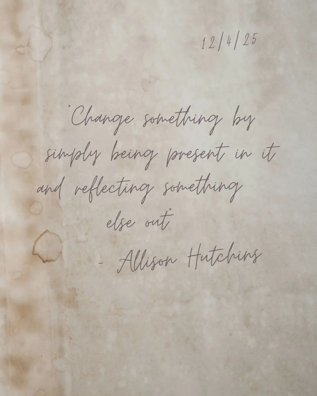 Yesterday&rsquo;s Cold Moon musings.

1. From class with @allihutchins &mdash; how presence, simply being with something as it is (without the stories, judgment, or force), can be the doorway to a shift and the pathway for movement.

2. Teachings fro