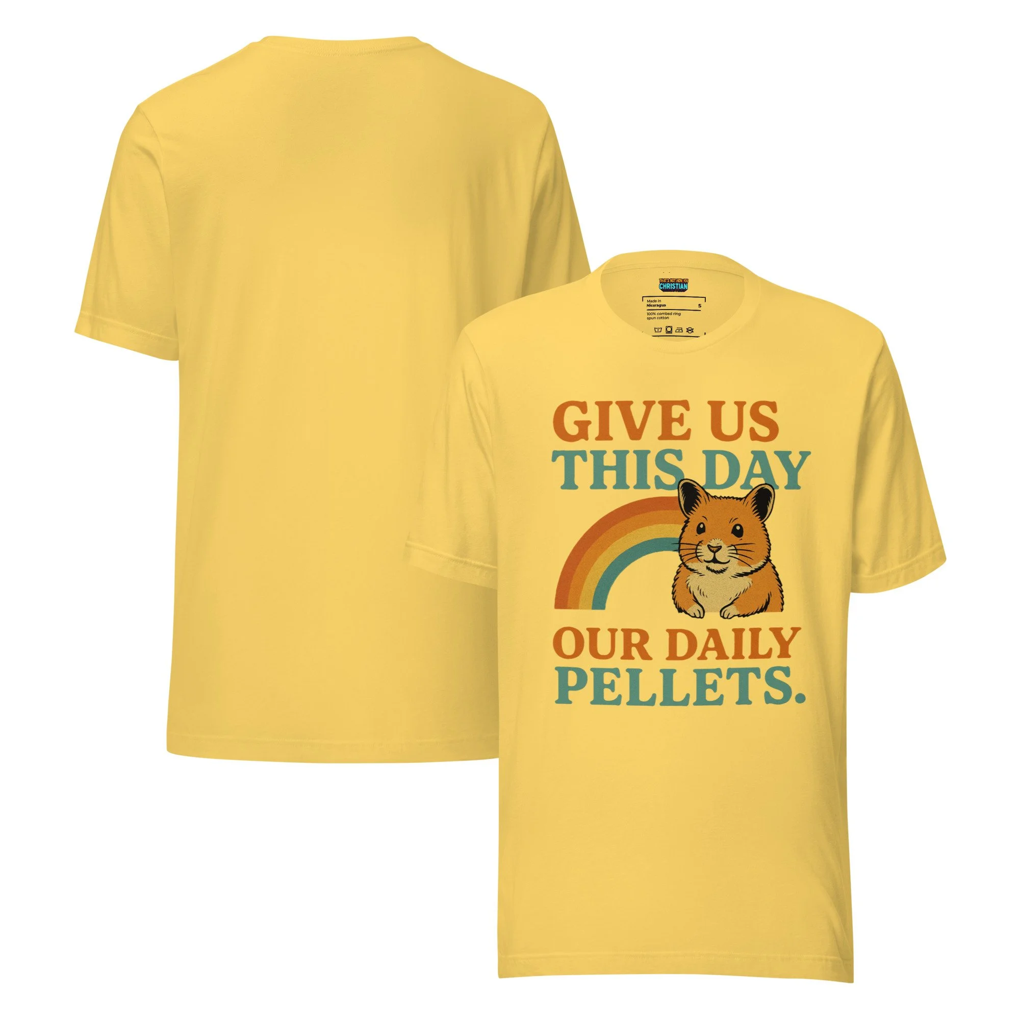 daily-pellets-christian-comedy-t-shirt-yellow-front-back.jpg