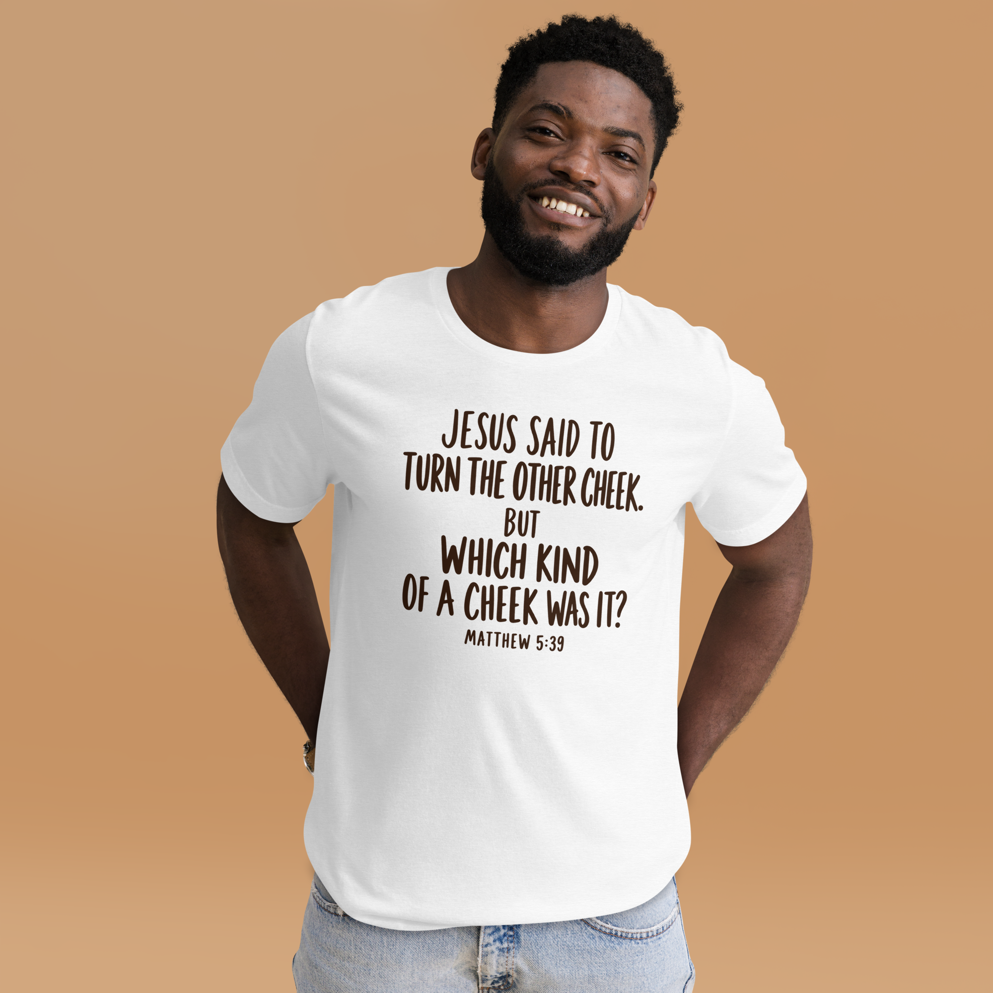 tnhyc-turn-the-other-cheek-christian-white-tshirt-model-01.png