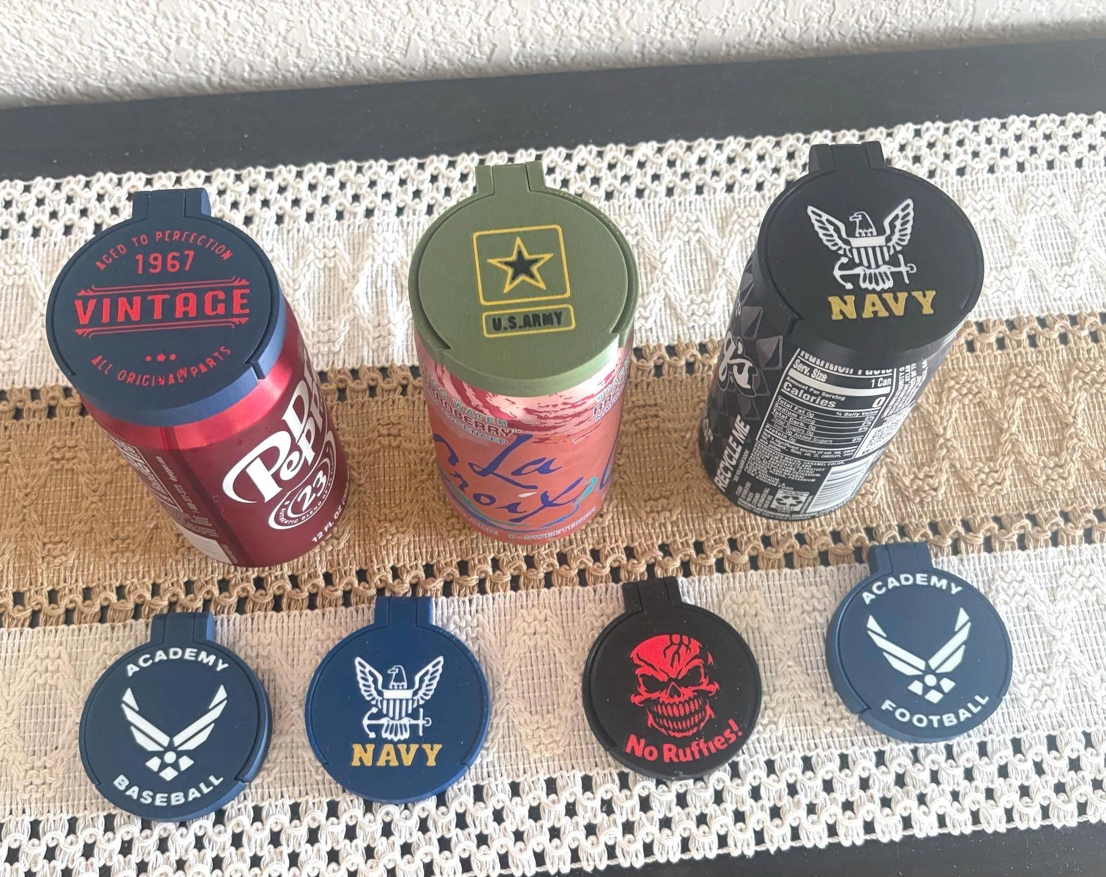 Reusable Can Topper Lid – Fits Most Standard Sized Cans | Flip‑Open Bug Protector, Customizable
