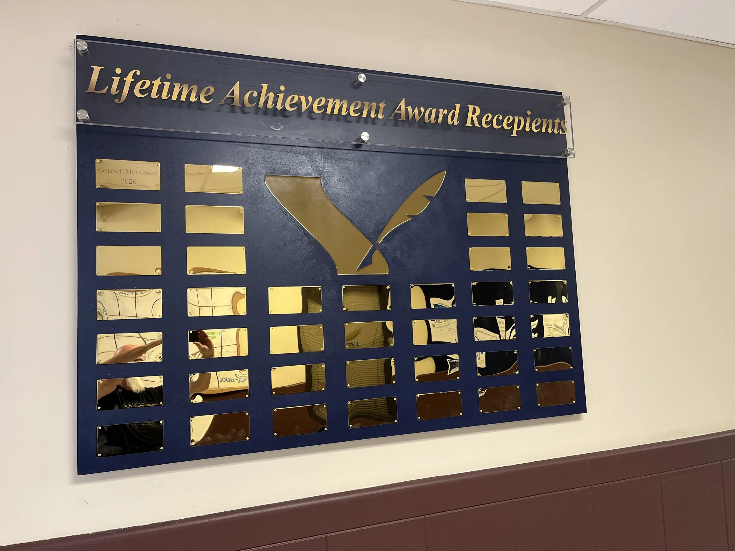 The Vanguard School "Lifetime Achievement Board