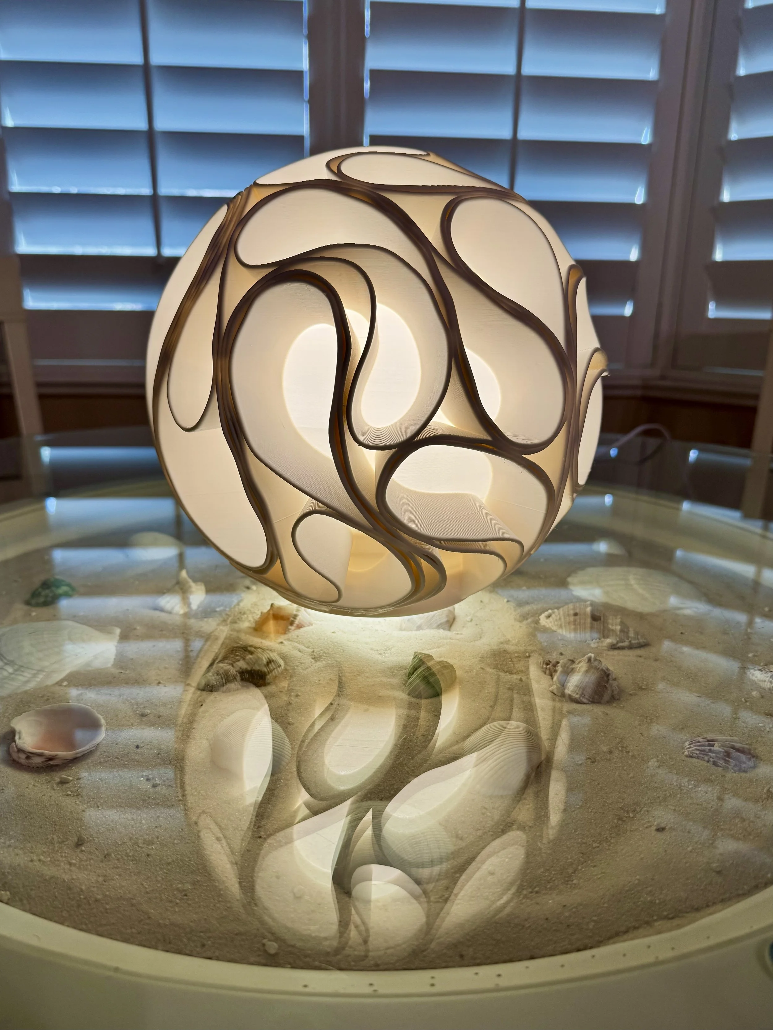 "Gravity" Sculpted Lamp