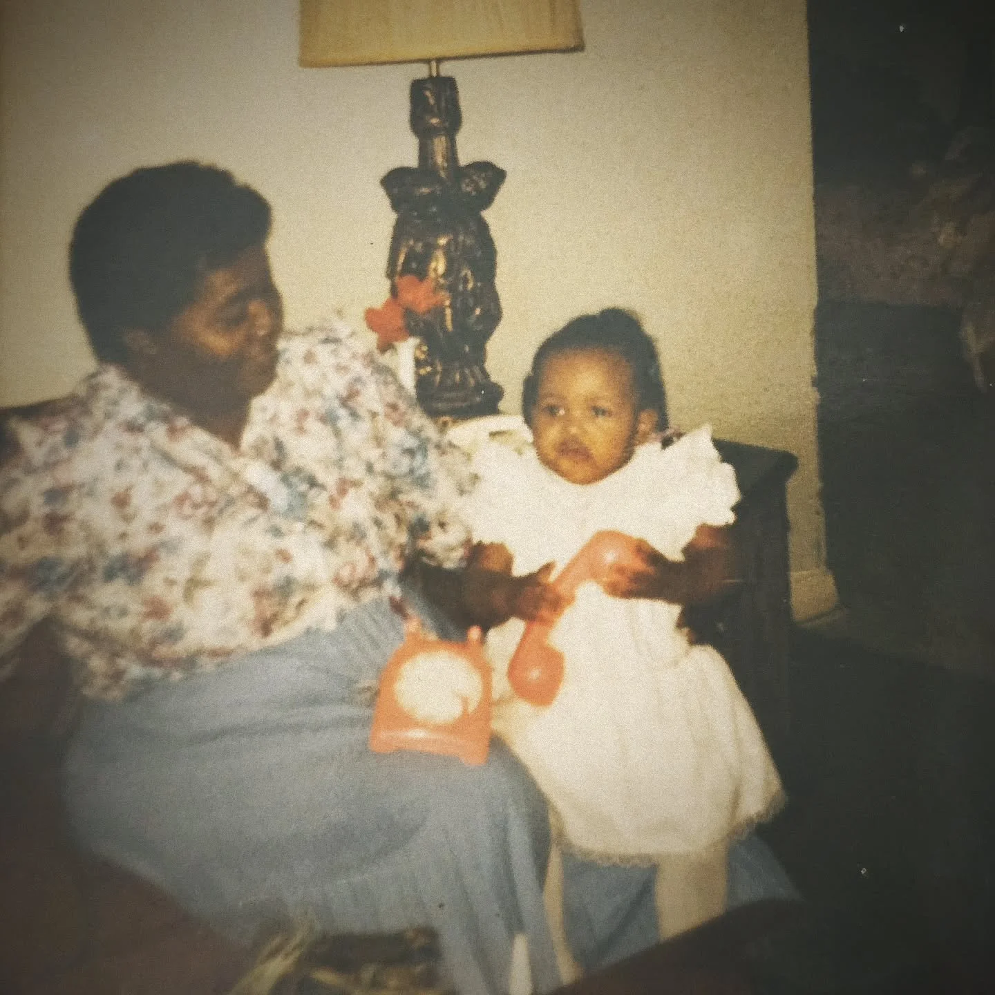 She knew I loved the phone 😅 and was always just a call and a hug away. Forever Grandma's baby 💔 I will miss you so much🕊