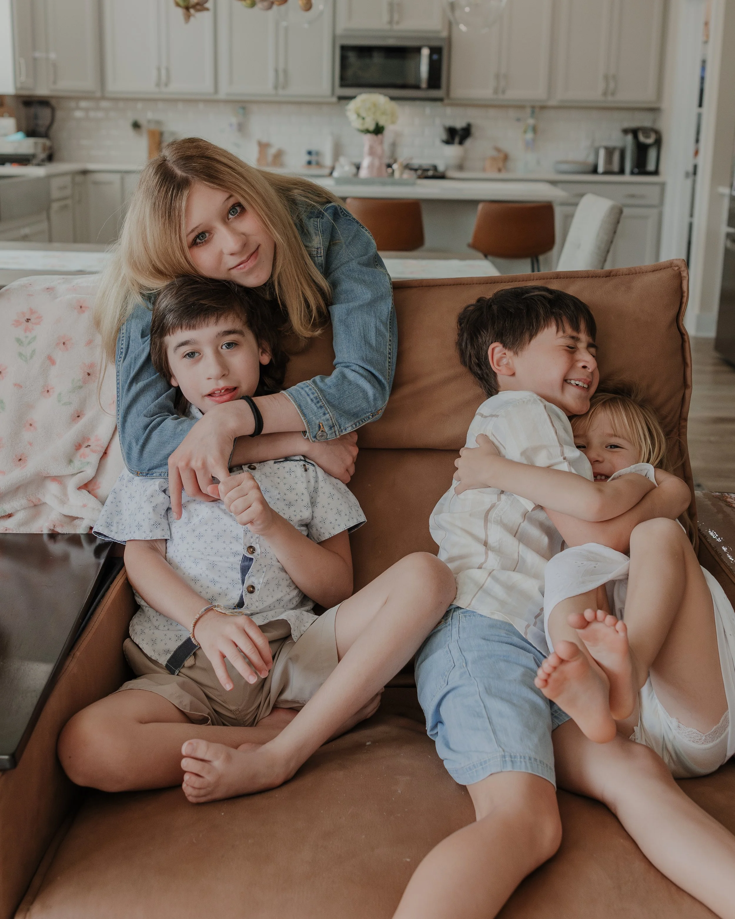 Inclusive Family Photos in Wendell for Children with Birth Trauma