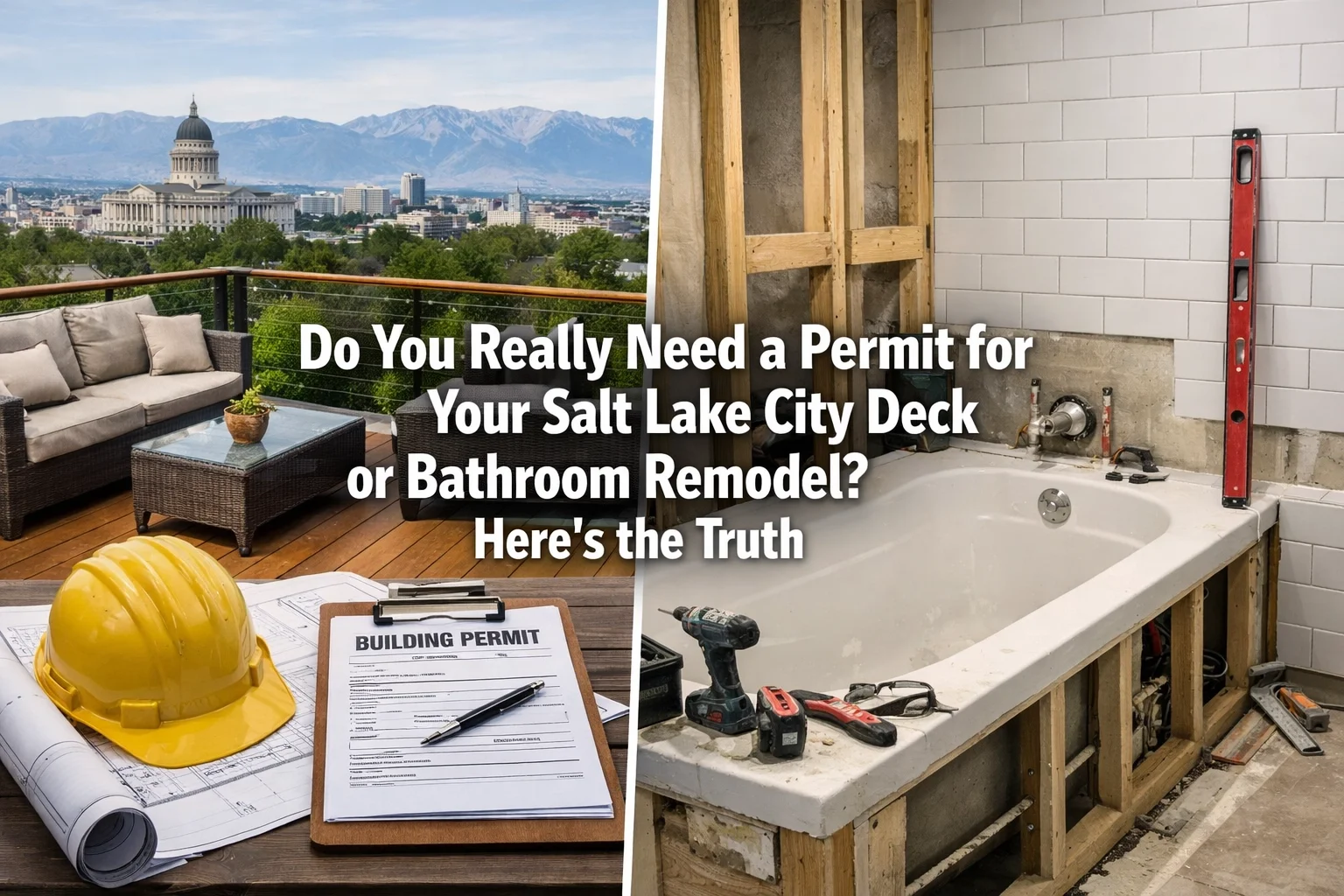Do You Really Need a Permit for Your Salt Lake City Deck or Bathroom Remodel? Here's the Truth