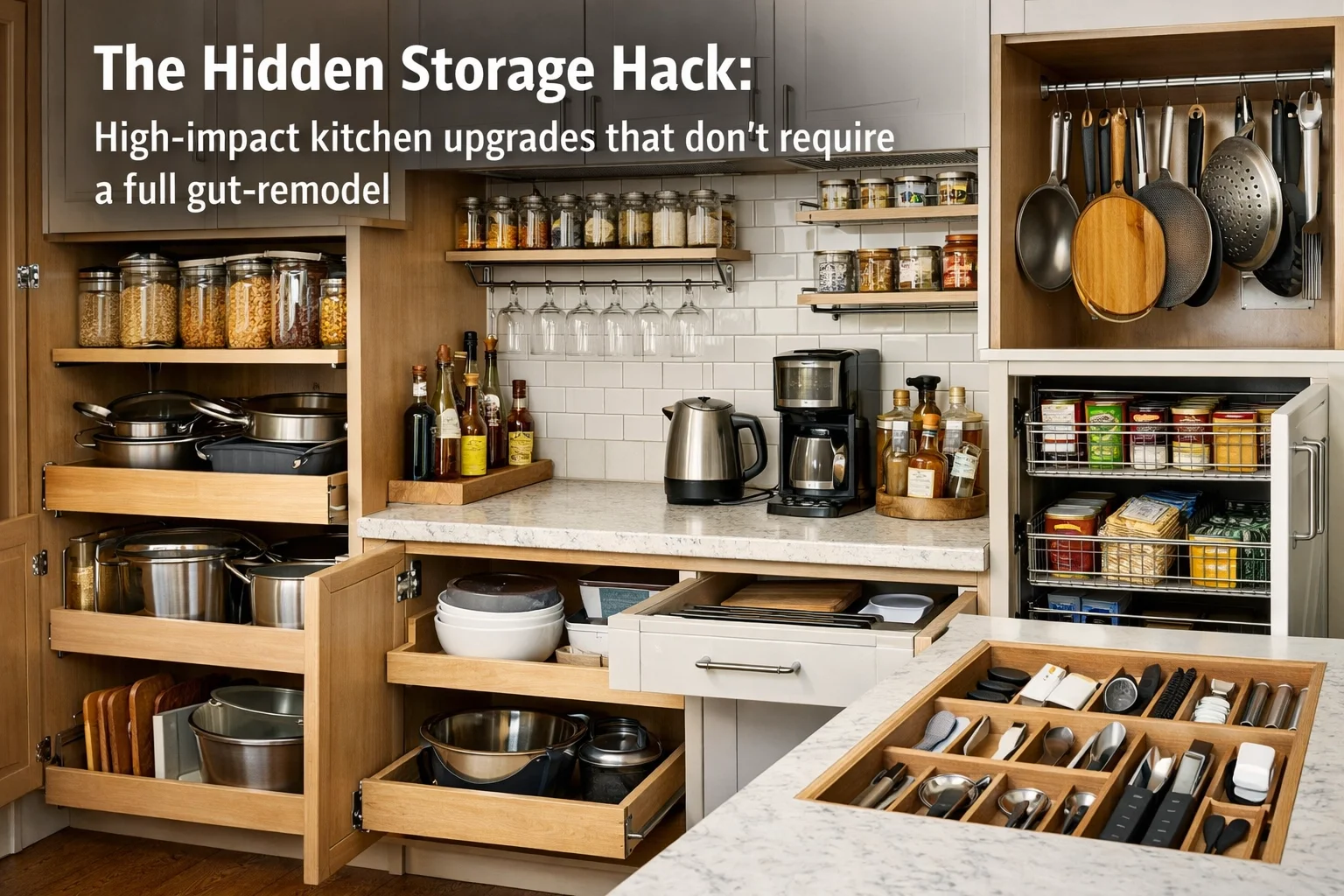 The Hidden Storage Hack: High-impact kitchen upgrades that don’t require a full gut-remodel