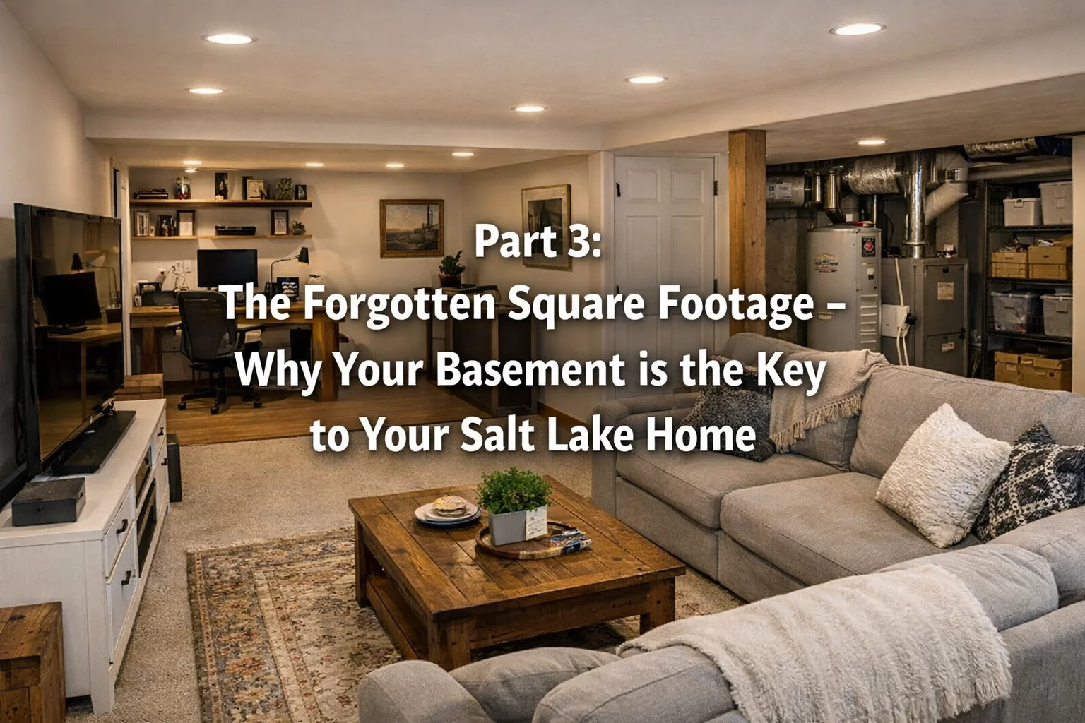 Part 3: The Forgotten Square Footage - Why Your Basement is the Key to Your Salt Lake Home