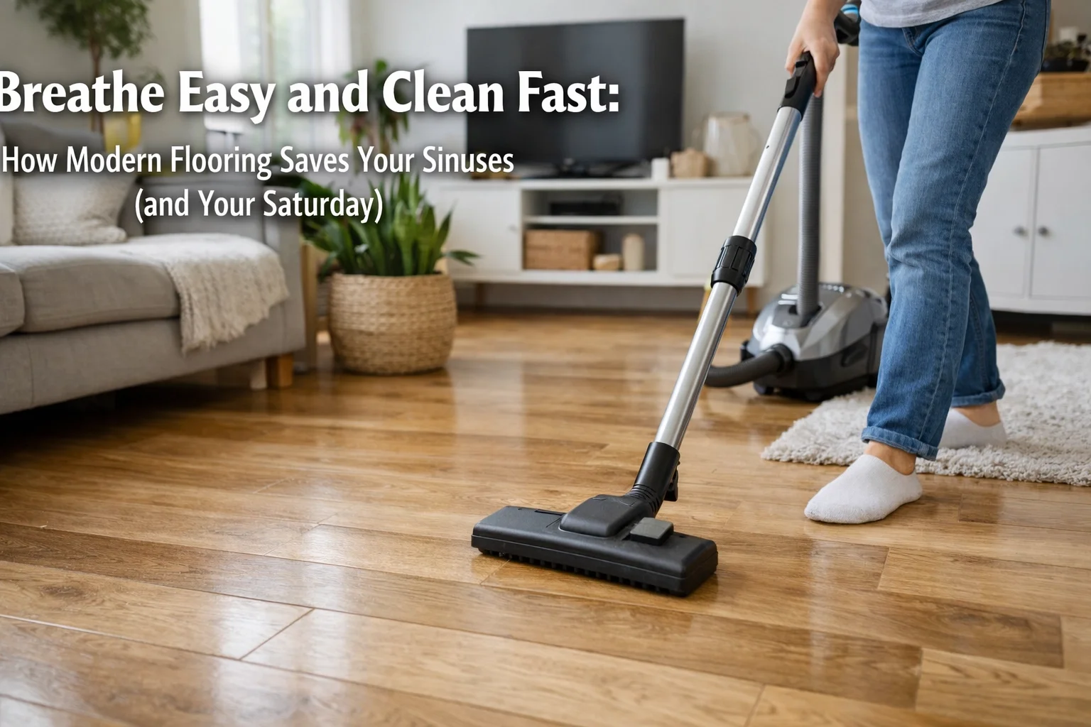 Breathe Easy and Clean Fast: How Modern Flooring Saves Your Sinuses (and Your Saturday)