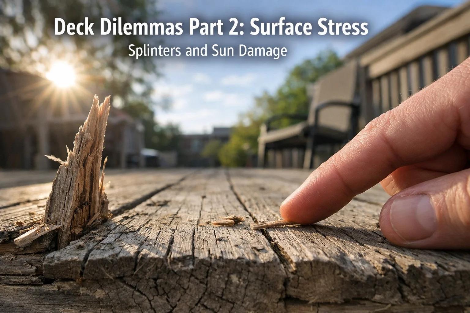 Deck Dilemmas Part 2: Surface Stress (Splinters and Sun Damage)
