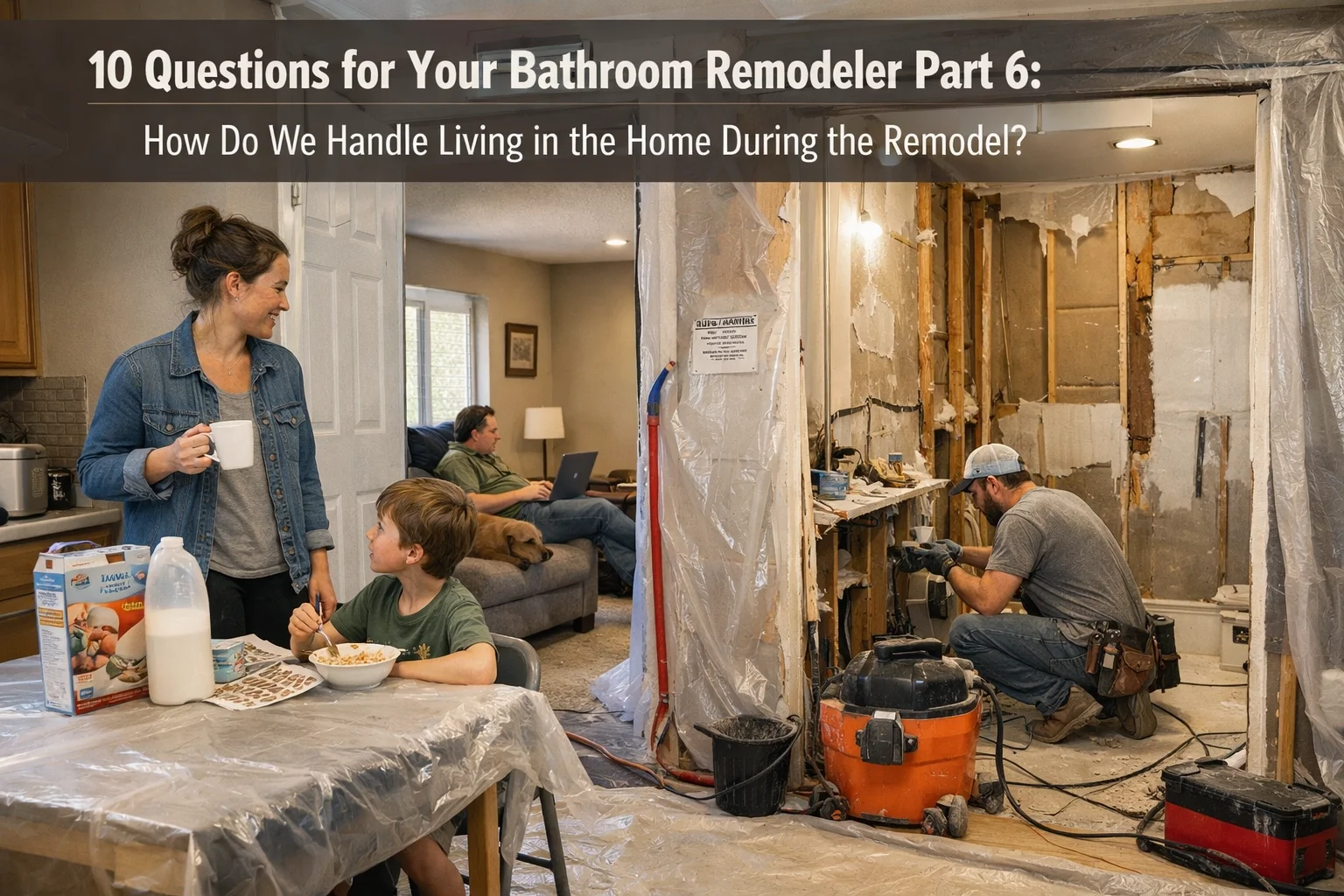 10 Questions for Your Bathroom Remodeler Part 6: How Do We Handle Living in the Home During the Remodel?