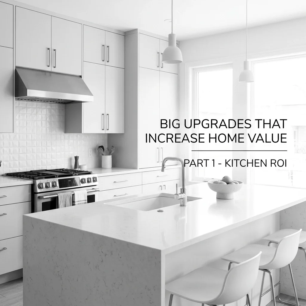 Big Upgrades That Increase Home Value: Part 1 - Kitchen ROI