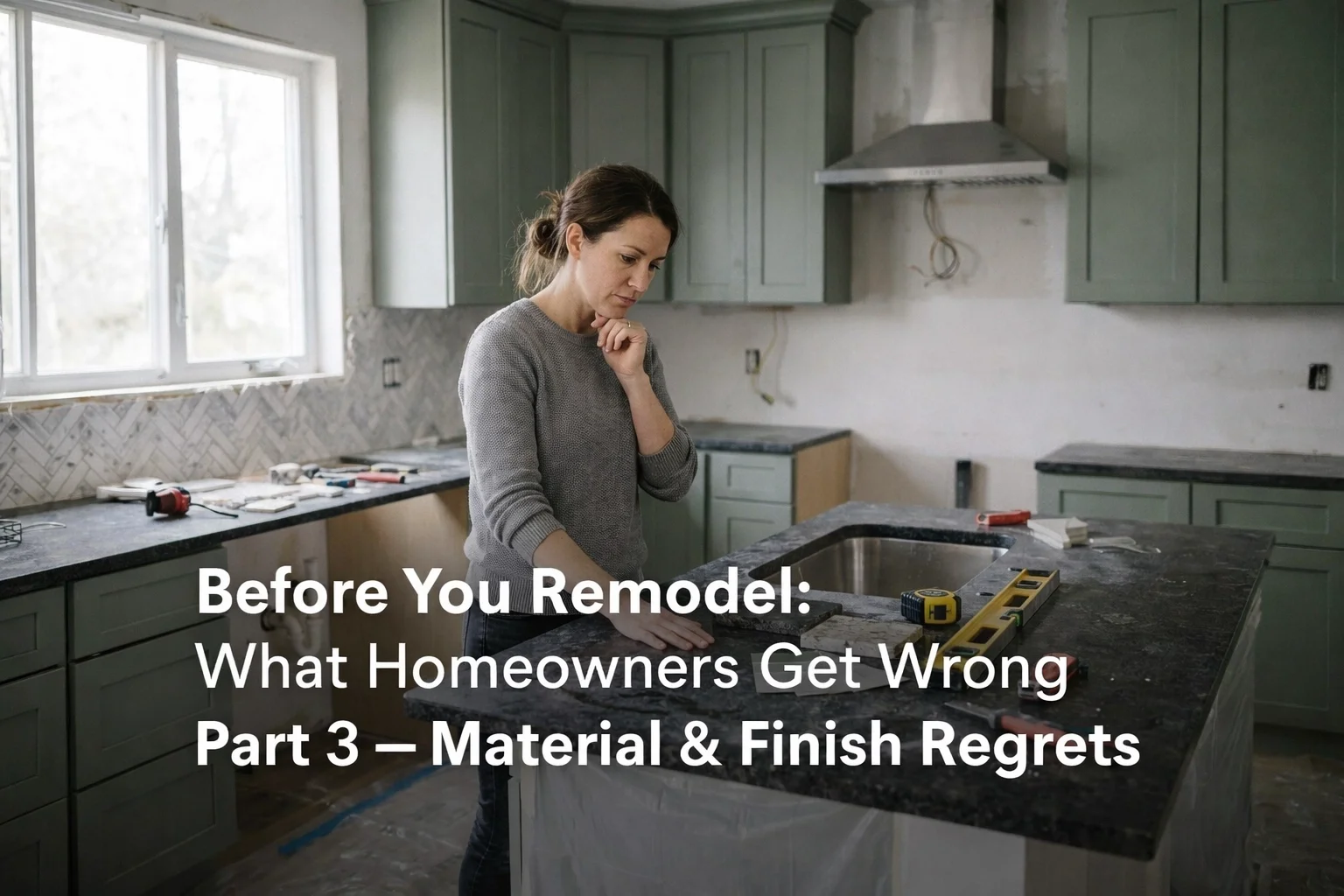 Before You Remodel: What Homeowners Get Wrong Part 3 – Material &amp; Finish Regrets