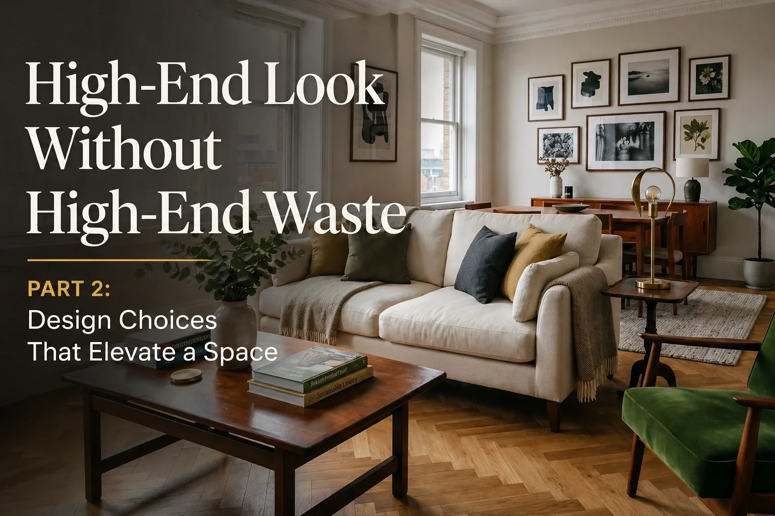 High-End Look Without High-End Waste Part 2: Design Choices That Elevate a Space