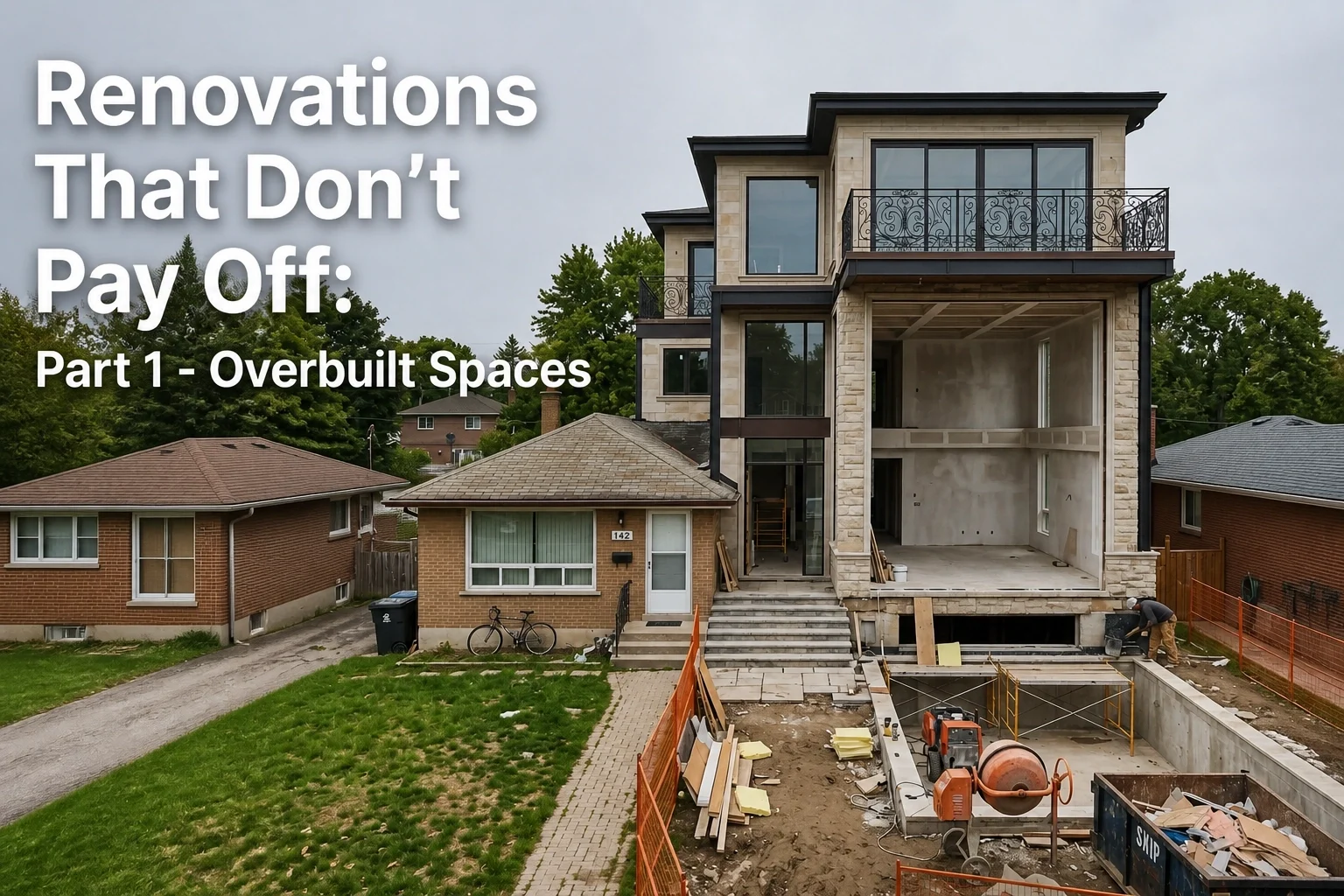 Renovations That Don’t Pay Off: Part 1 - Overbuilt Spaces