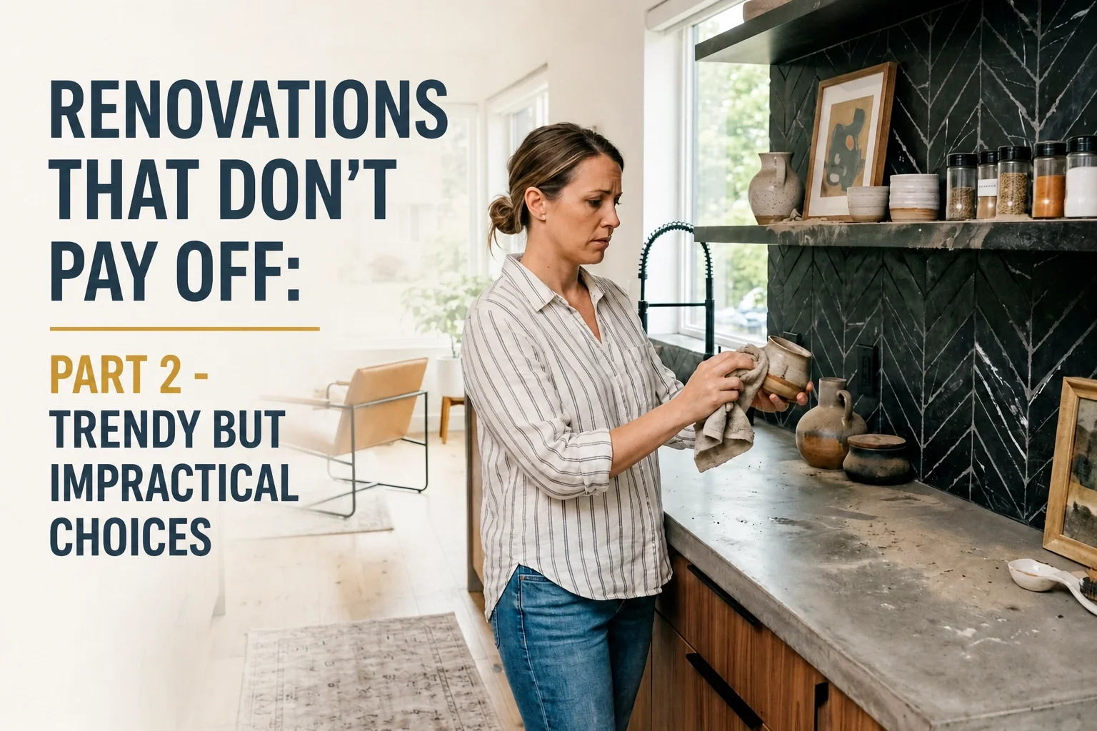 Renovations That Don’t Pay Off: Part 2 - Trendy but Impractical Choices