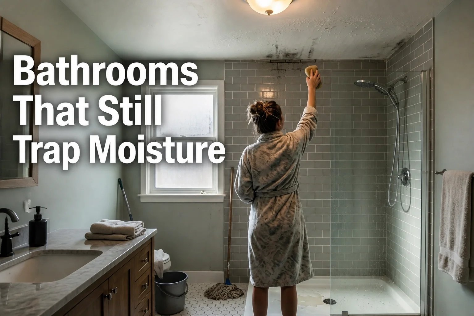 Remodels That Didn’t Actually Solve Anything Part 1: Bathrooms That Still Trap Moisture