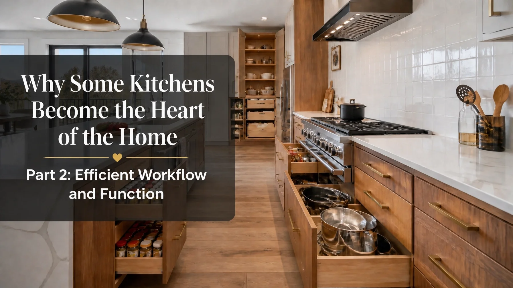 Why Some Kitchens Become the Heart of the Home - Part 2: Efficient Workflow and Function