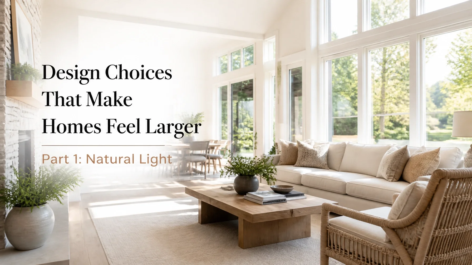Design Choices That Make Homes Feel Larger - Part 1: Natural Light