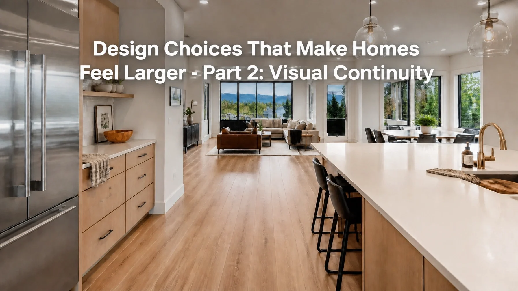Design Choices That Make Homes Feel Larger - Part 2: Visual Continuity