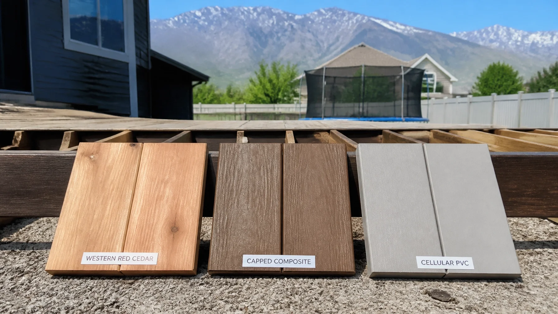 Deck Season Survival Guide: Composite vs. Cedar vs. PVC : Which Deck Material Is Right for Salt Lake?