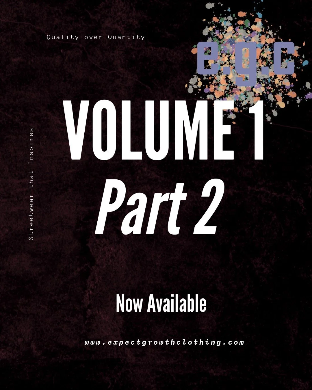 Now Available 
Limited Stock 
www.expectgrowthclothing.com

#streetwear #StreetwearVibes #streetwearstyle #vintageclothing #vintagefashion #streetwearstyle #StreetwearVibes #streetwear
#streetwearstyle #LimitedDrop #StreetwearEssentials
#StreetwearCu