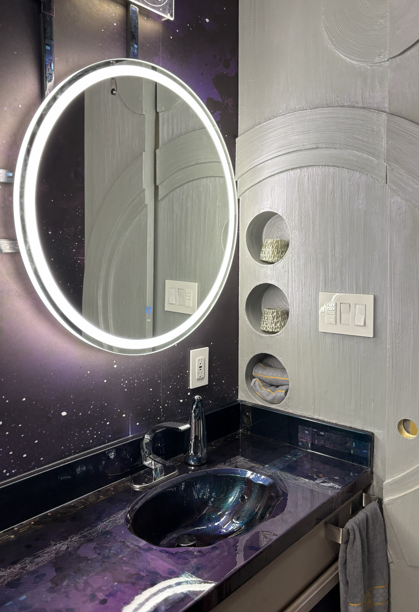 Inset Wall Nook
(just the nook, does not address the rest of the wall.)

estimate for a single 10inch-14inch nook:
$100