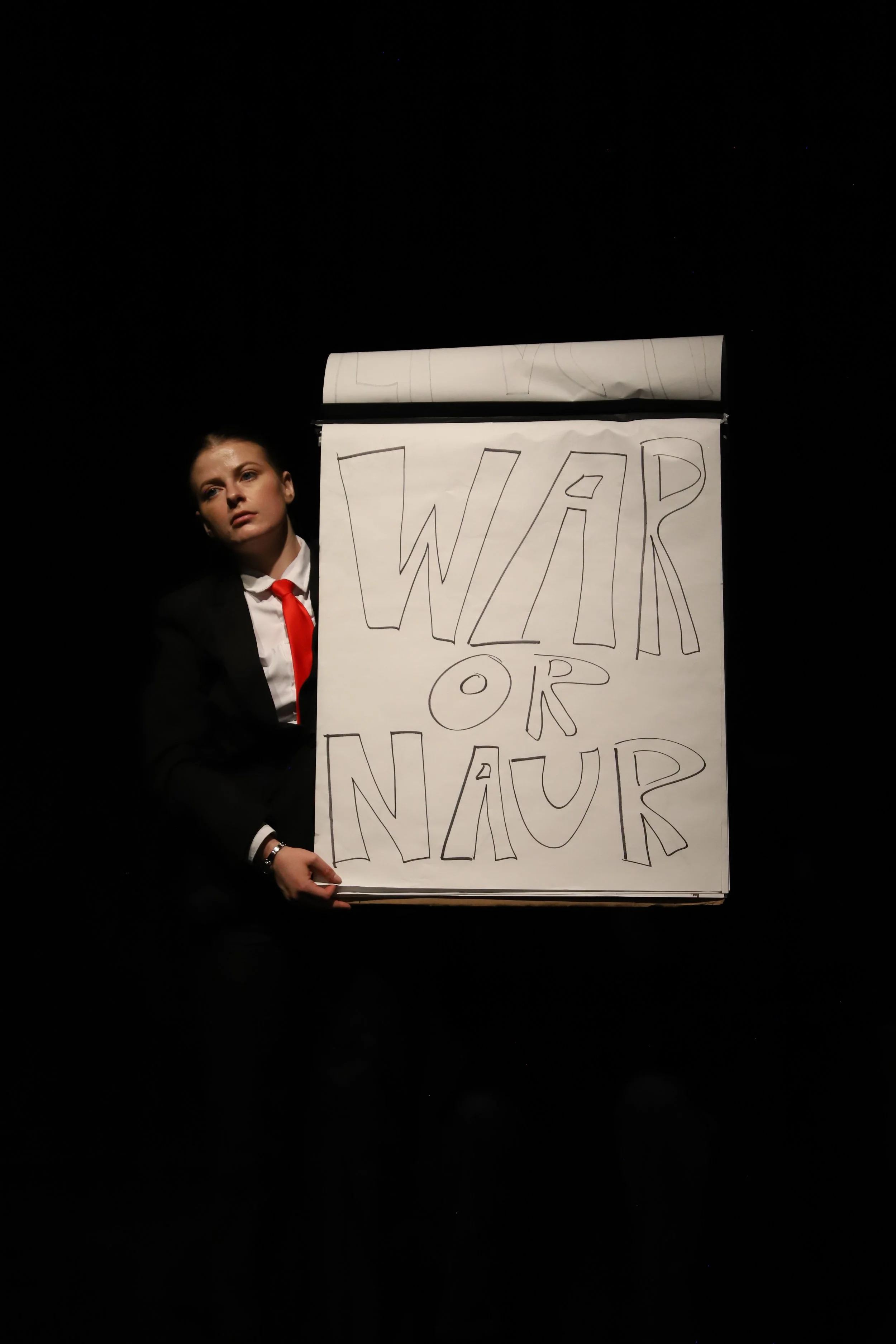 Puppet Greg in "Puppets of War" (NYTF 2026)