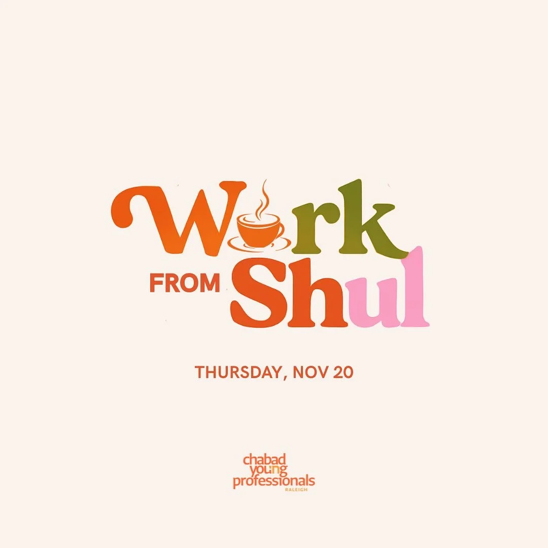 Need a break from your dining room desk and spotty WiFi? Tired of talking to your houseplants between Zoom calls?⁣
⁣
There&rsquo;s no need to work from home when you can work from Shul 😉⁣
⁣
Join us for an epic soft launch of CYP&rsquo;s Work from Sh