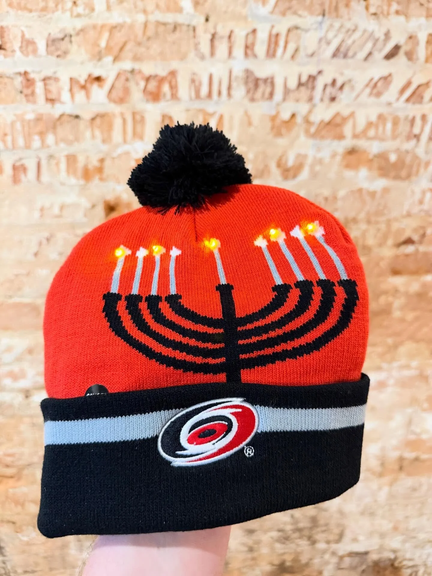 Oh it&rsquo;s gonna be lit. ⁣
⁣
Nothing quite screams Jewish Chanukah pride like this beauty. ⁣
⁣
Grab your tix to Chanukah at the @canes and you&rsquo;ll get this epic beanie to wear all Chanukah long. ⁣
⁣
Link in bio. ⁣
⁣