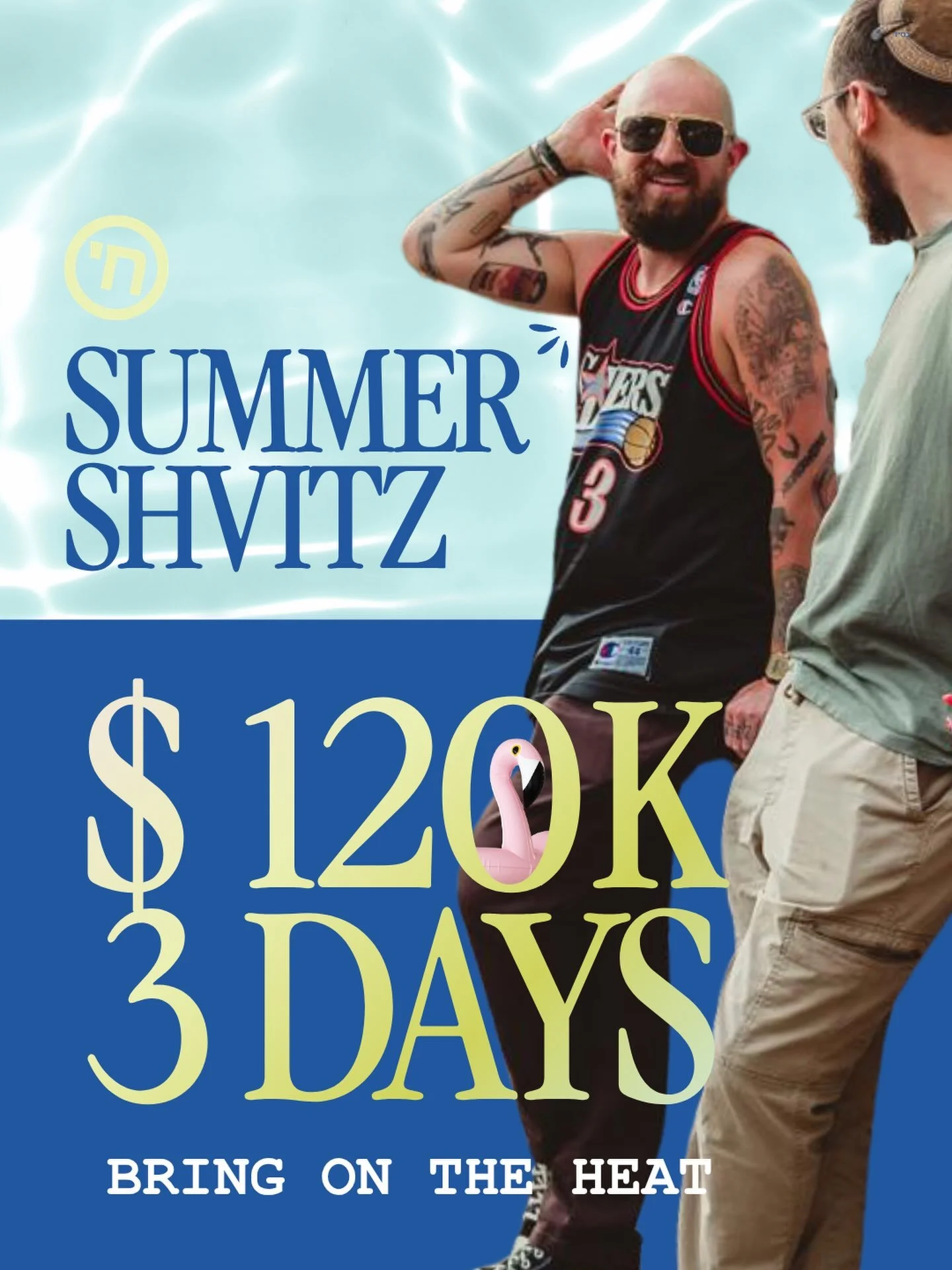📅Mark your calendars: The shvitz starts in just under ✋🏻 days!⁣
⁣
Get all the deets at the link in bio 😎