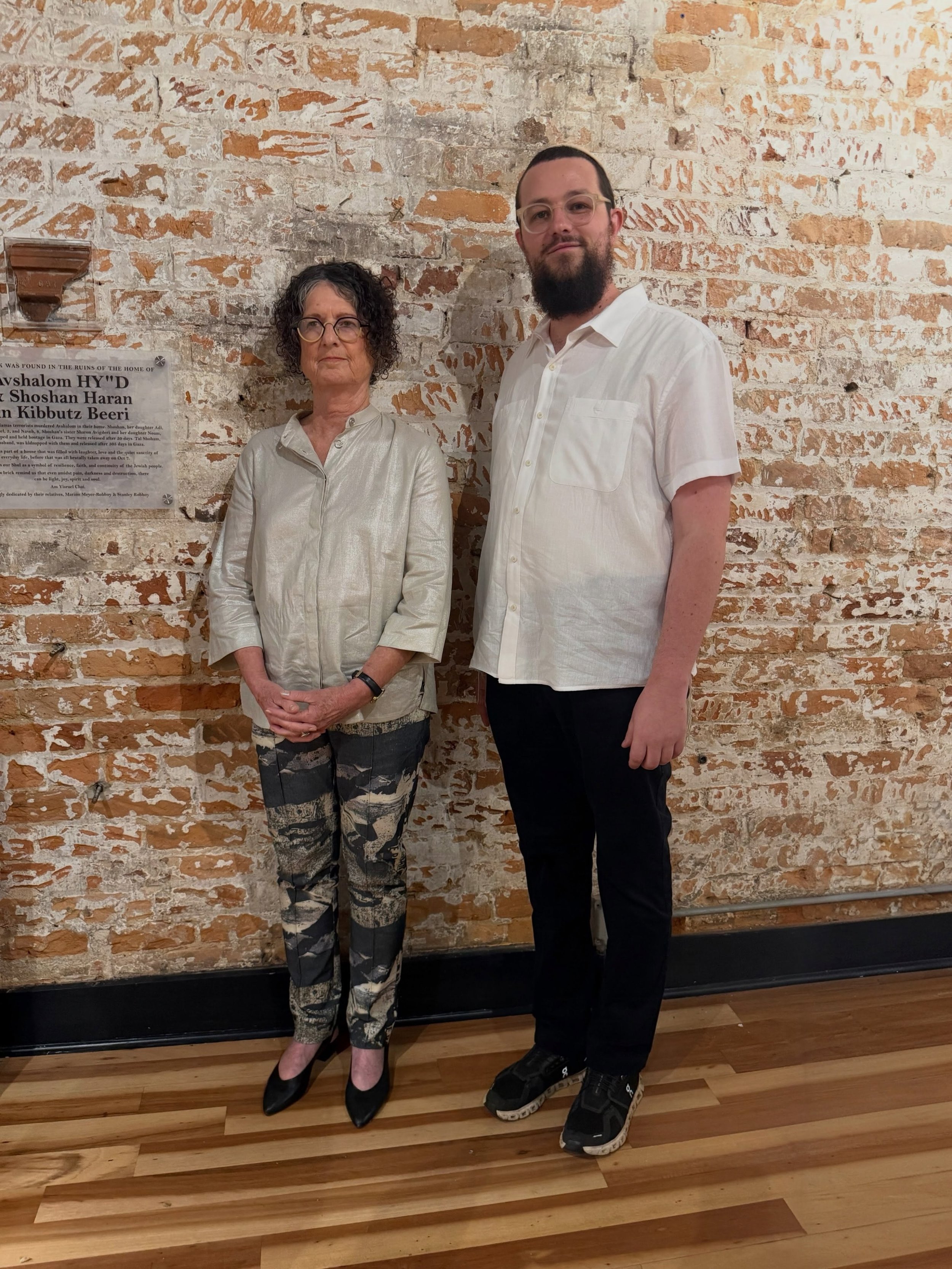 It stands in our Shul as a symbol of resilience, faith, and continuity of the Jewish people.⁣
⁣
A small brick that reminds us that even amidst pain, darkness and destruction, there can be light, joy, spirit and soul.⁣
⁣
A brick that came from the hom