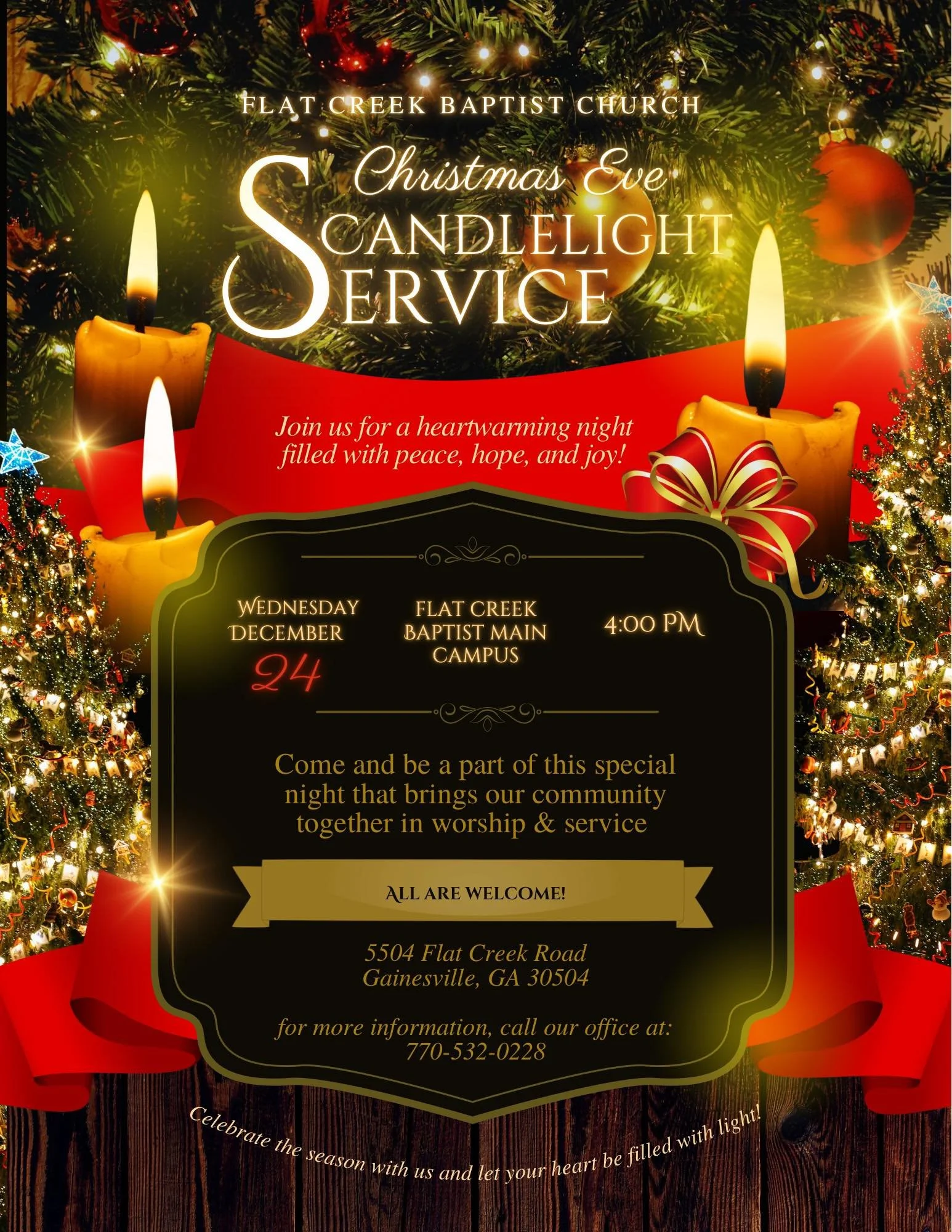 Christmas Eve Candlelight Service