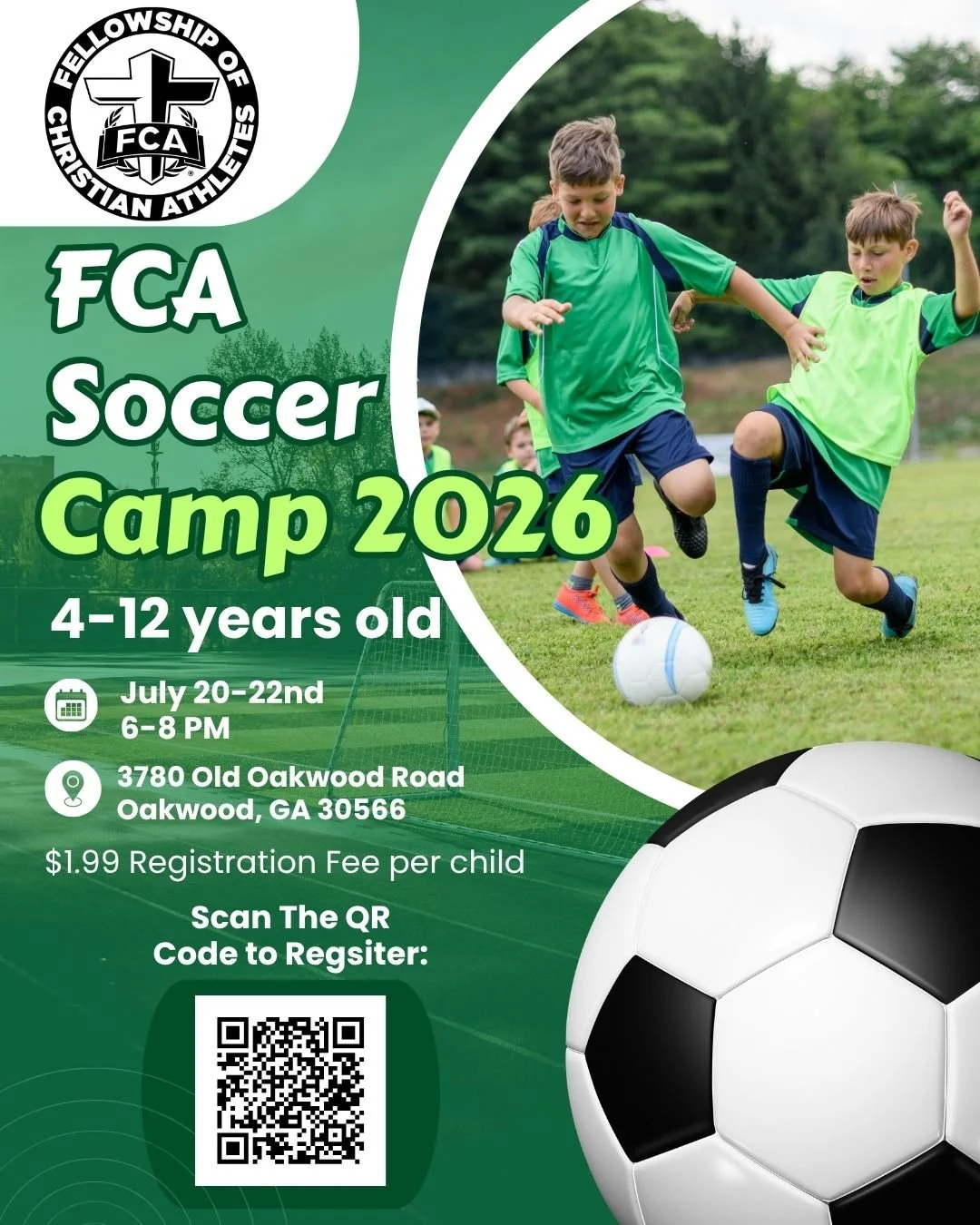 FCA Soccer Camp 2026