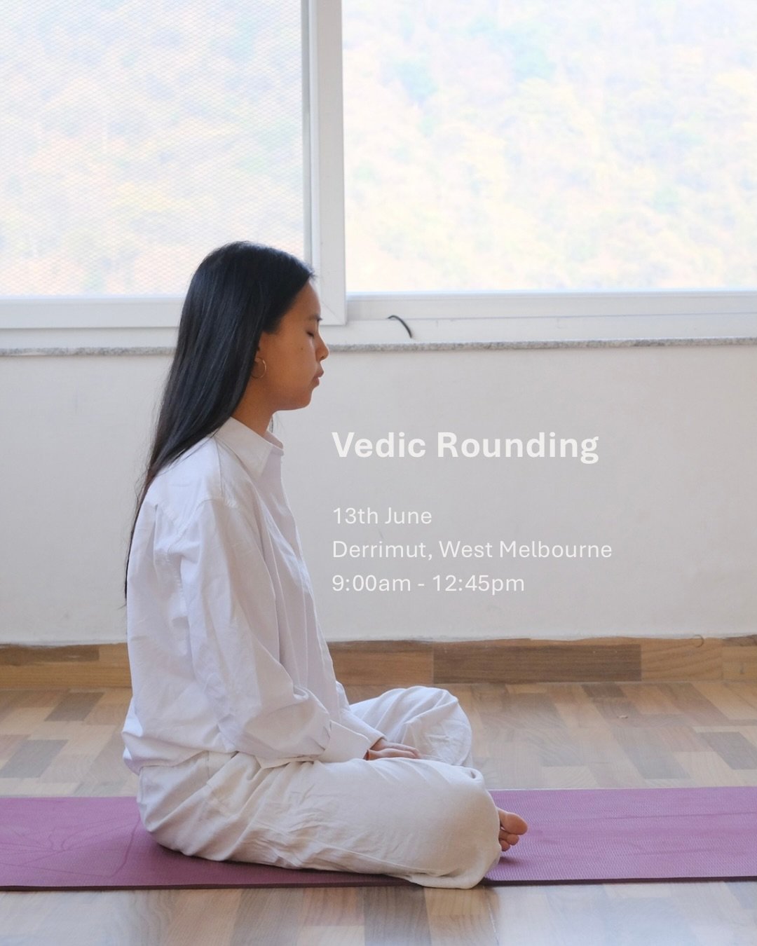 Learn Vedic rounding, an advanced practice and sequence designed to prepare the mind-body for meditation. If you have already learned, you are free to come along to re-fresh and/or flow through two rounds together in community 🌀

Sunday 13th June 20