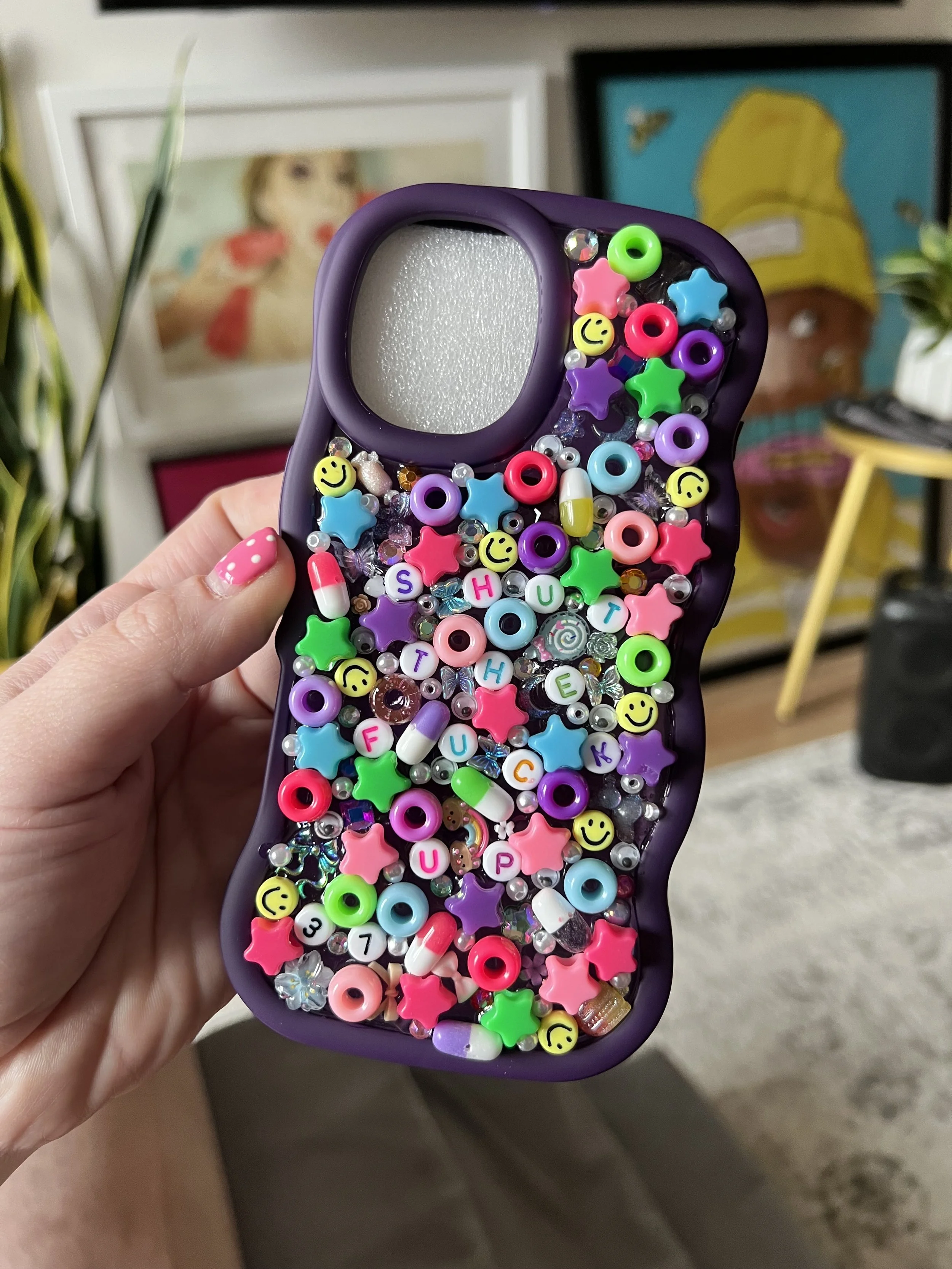 Beadmaxxed phone case